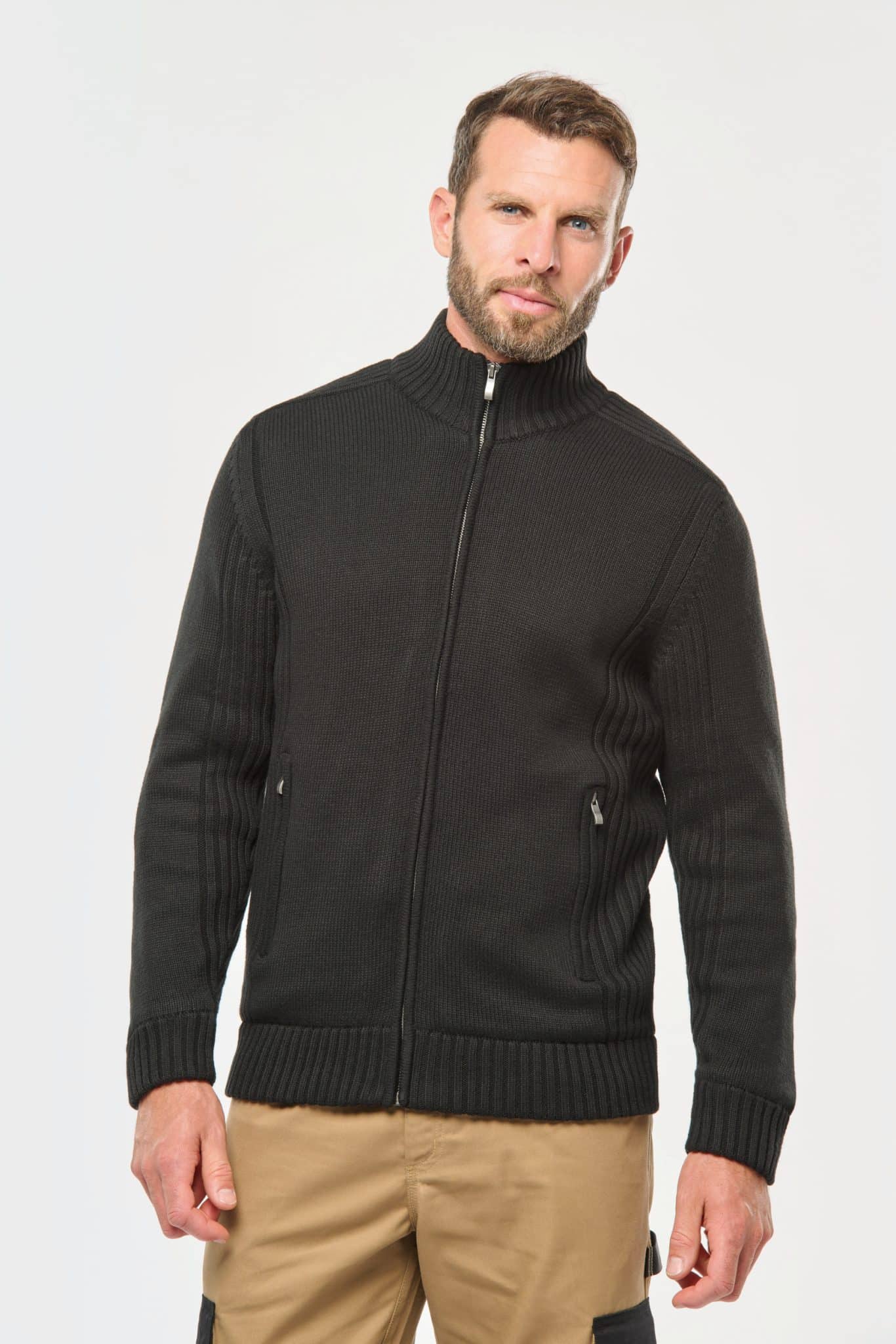 Miniature 3 pour Cardigan doublé polaire homme