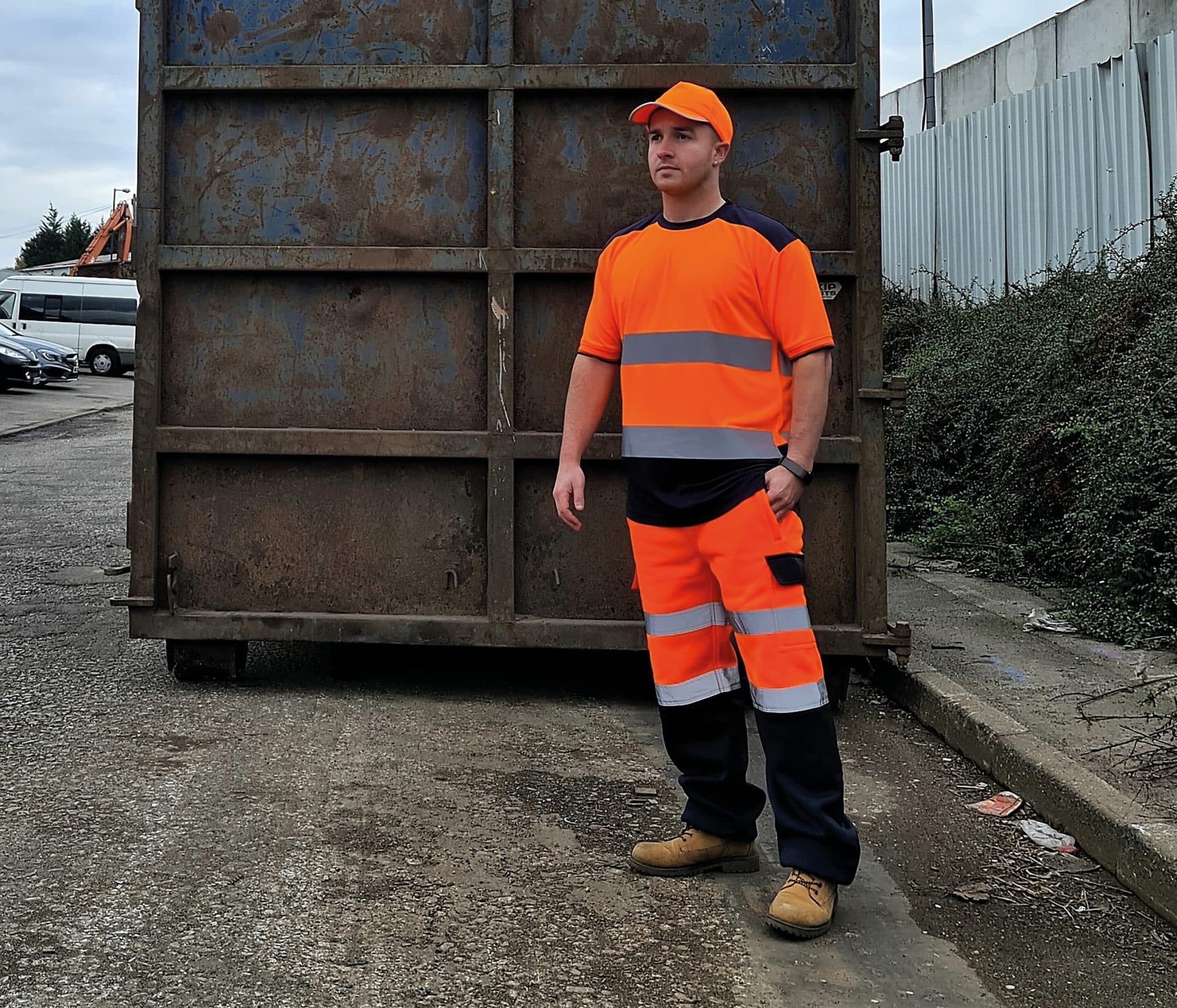 Visuel T-shirt bicolore Hi-vis