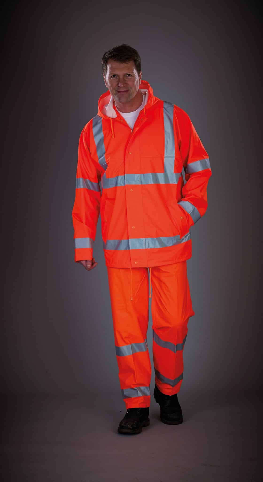 Miniature 1 pour Veste de pluie respirante Hi-Vis Soft Flex