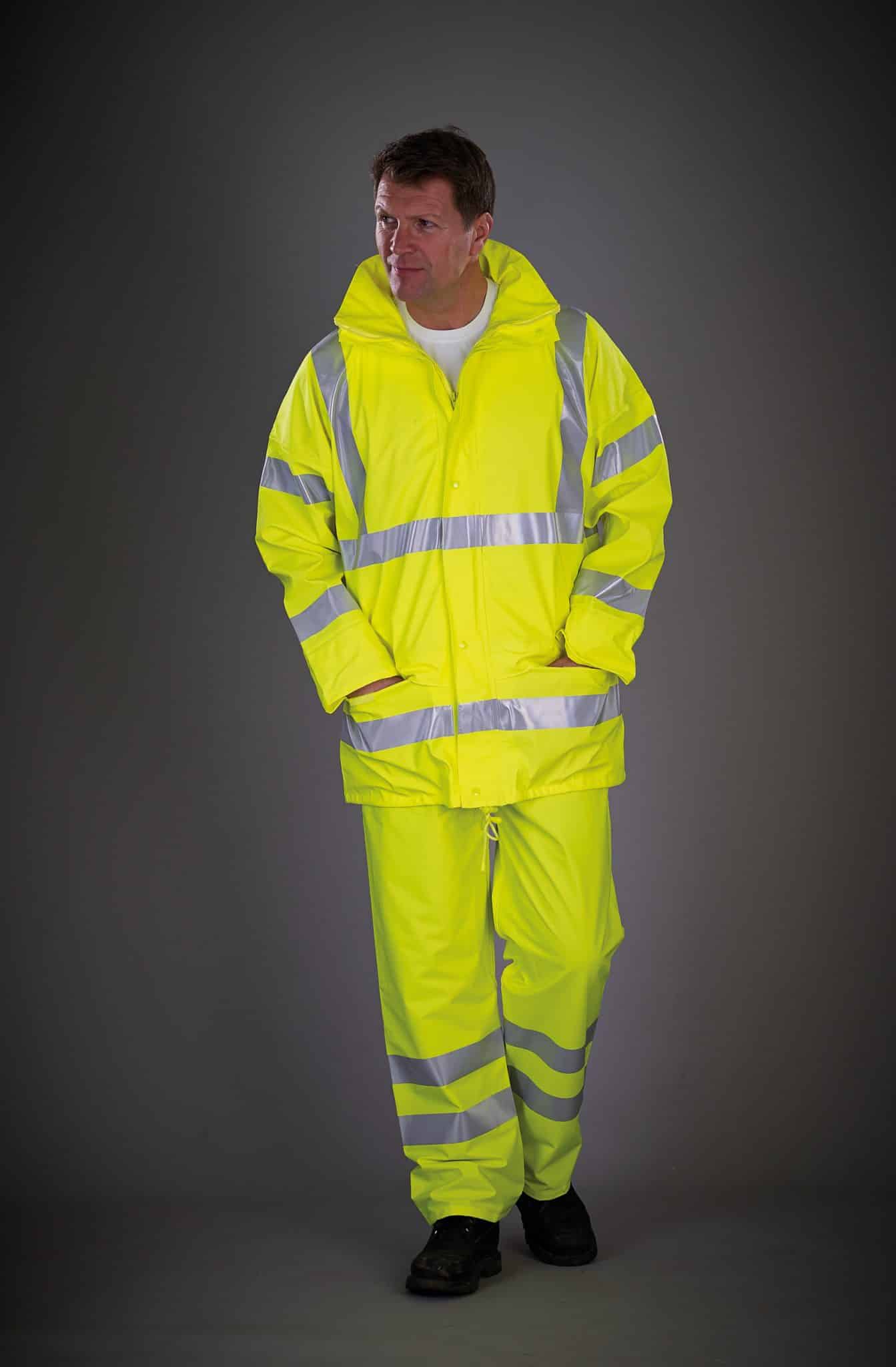 Miniature 4 pour Veste de pluie respirante Hi-Vis Soft Flex