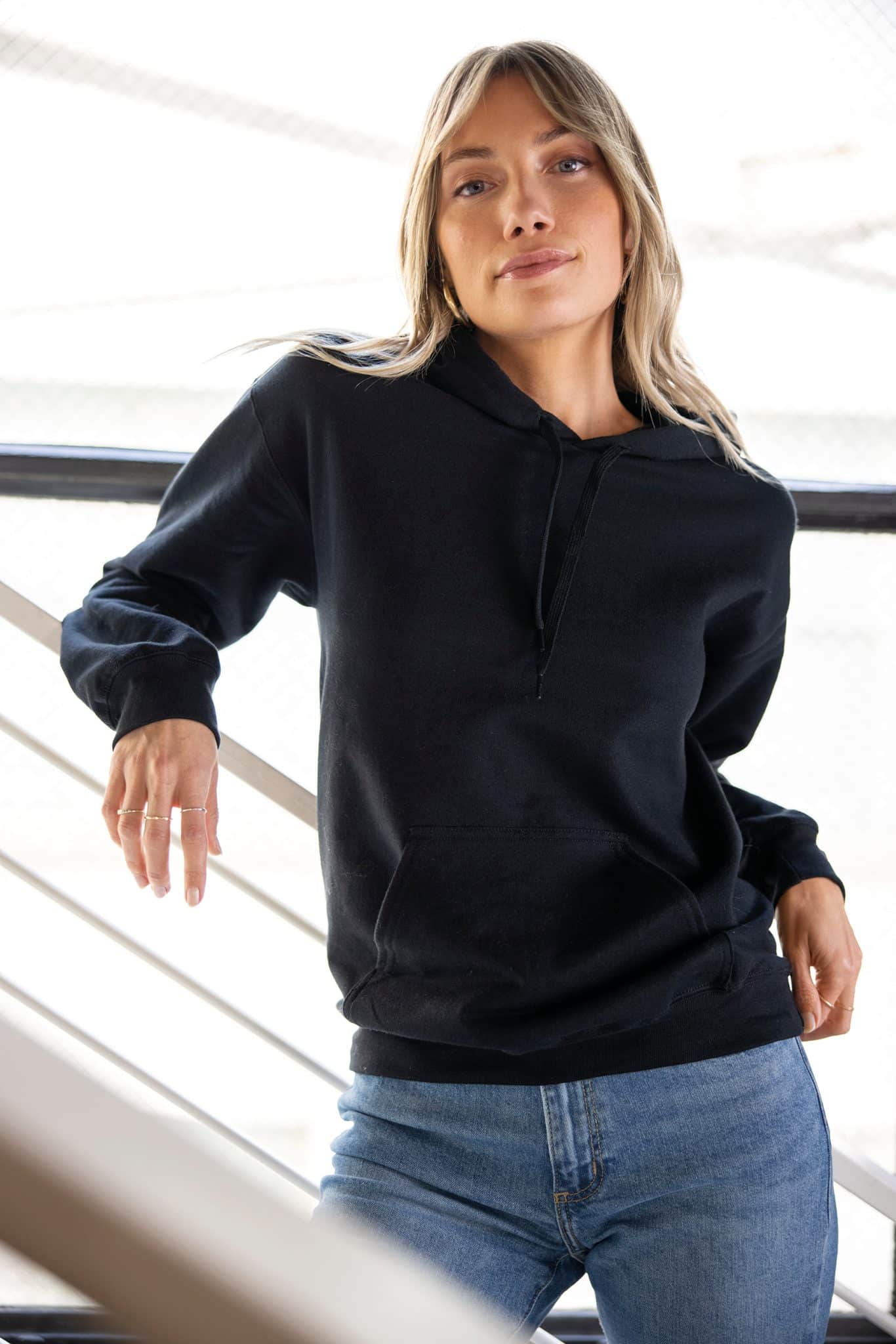 Visuel Sweat-shirt à capuche Midweight Softstyle