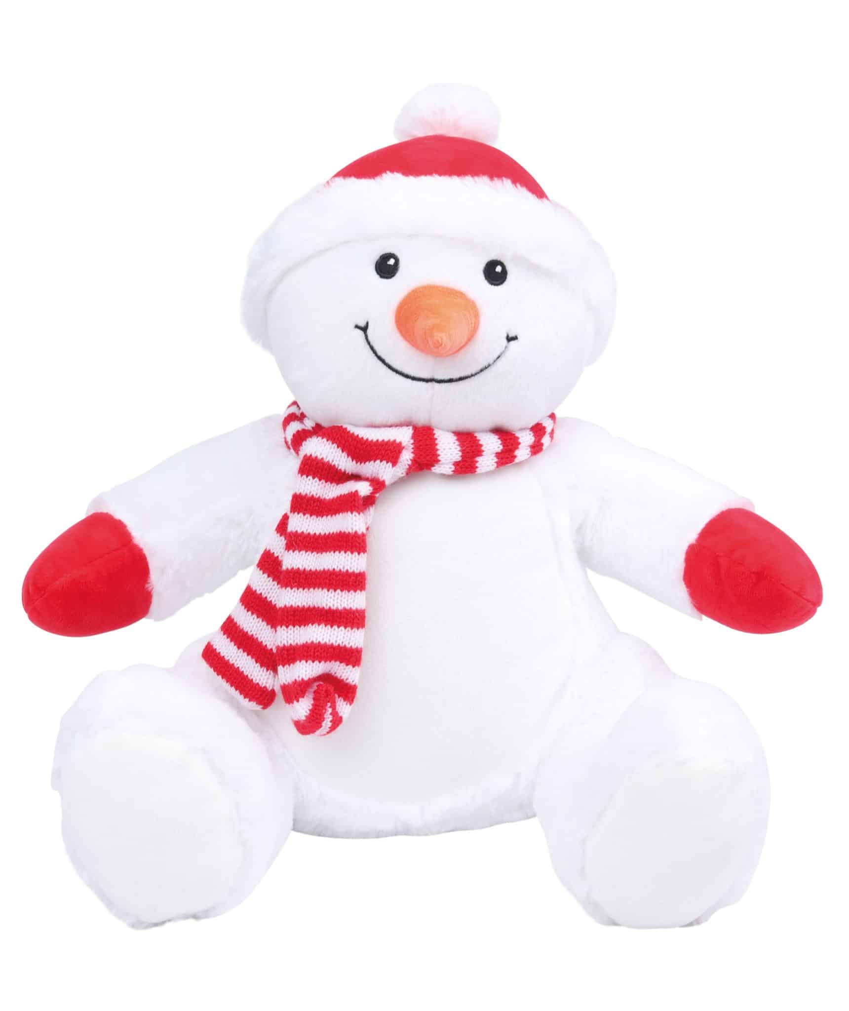 Visuel Peluche zippée bonhomme de neige
