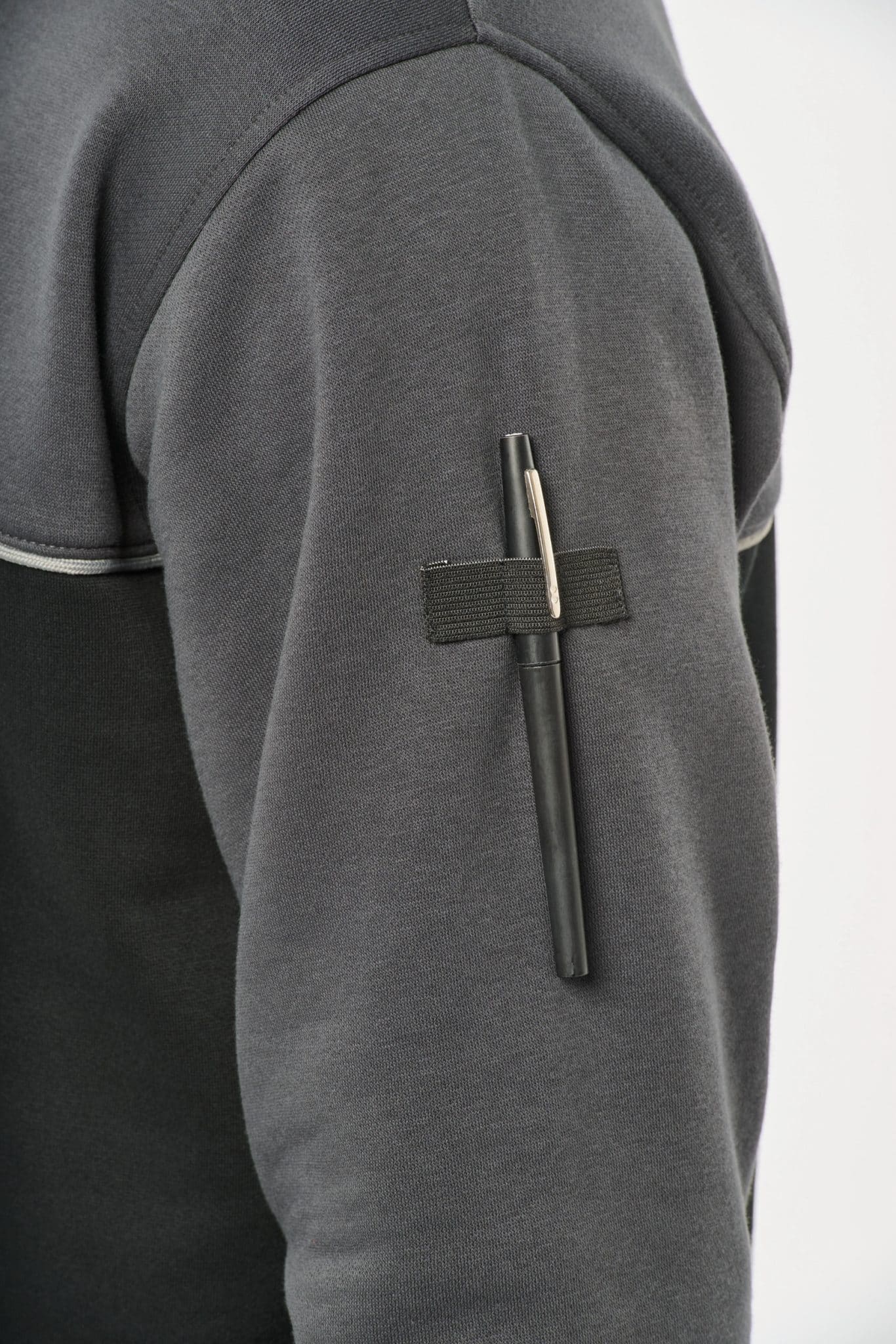 Miniature 10 pour Sweat-shirt écoresponsable col zippé unisexe