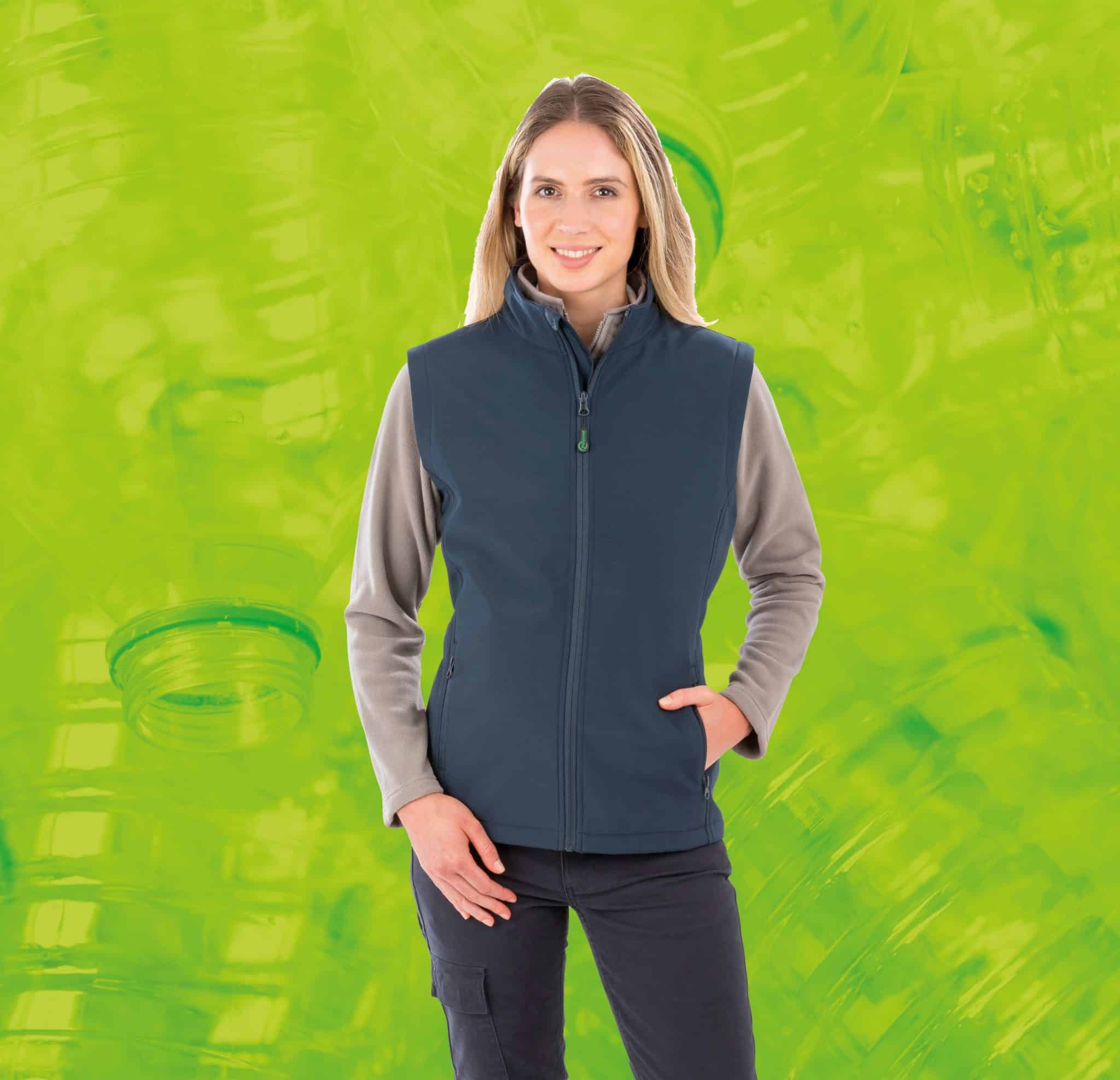Visuel Bodywarmer softshell femme recyclé