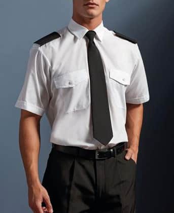 Visuel Chemise Homme manches courtes Pilote