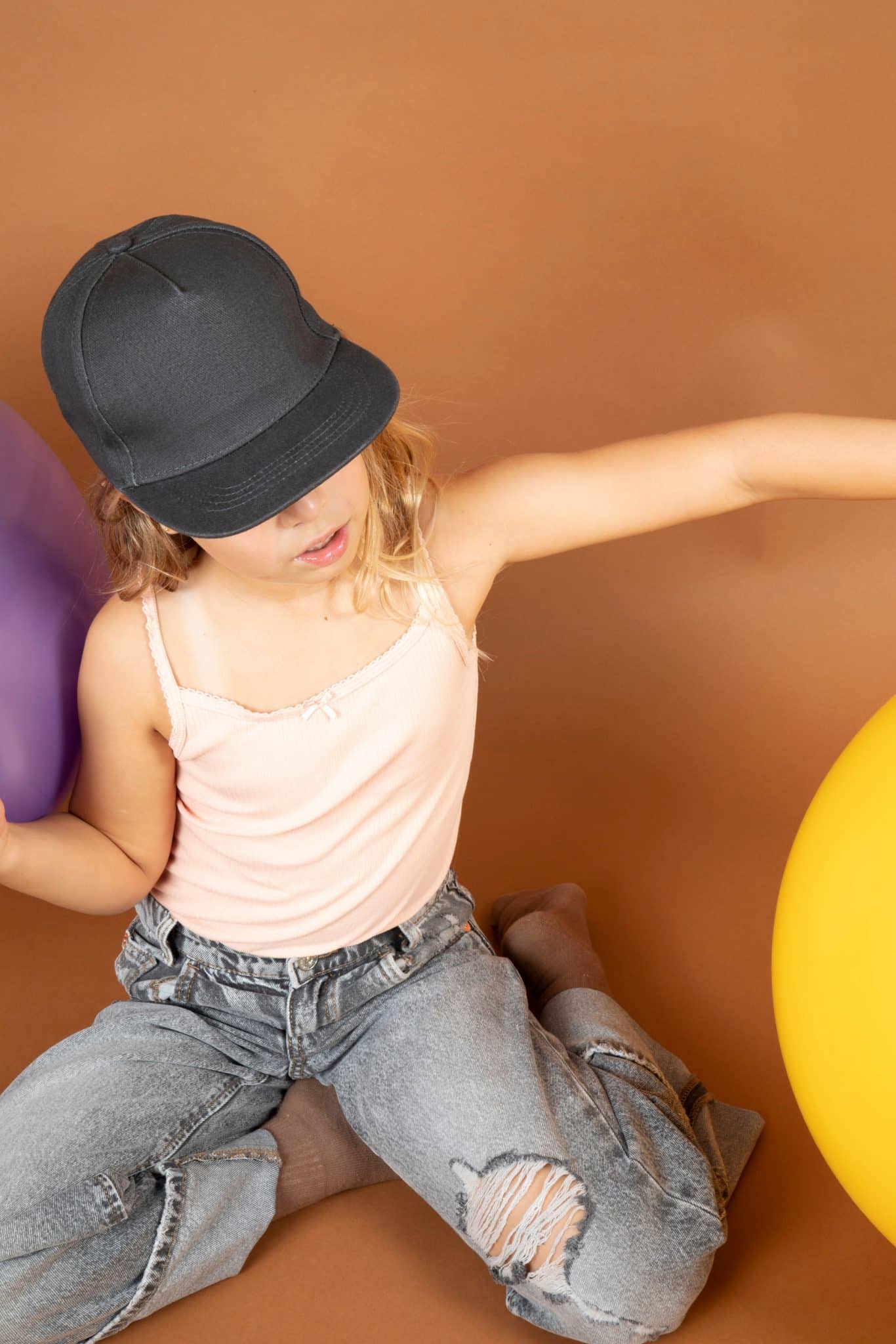 Visuel Casquette enfant snapback - 5 panneaux