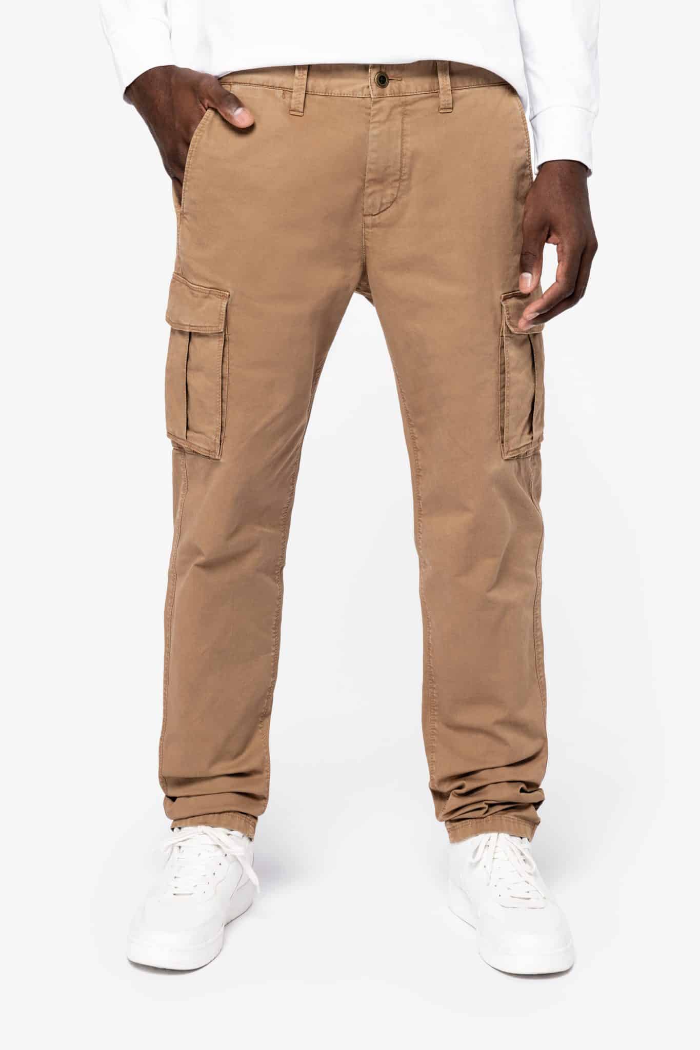 Visuel Pantalon cargo écoresponsable délavé homme