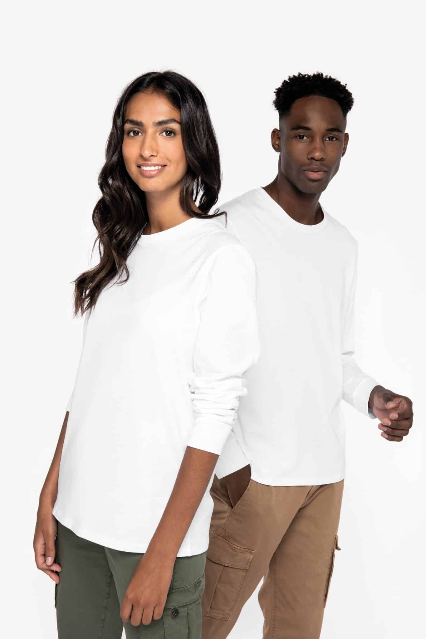 Visuel T-shirt écoresponsable manches longues unisexe
