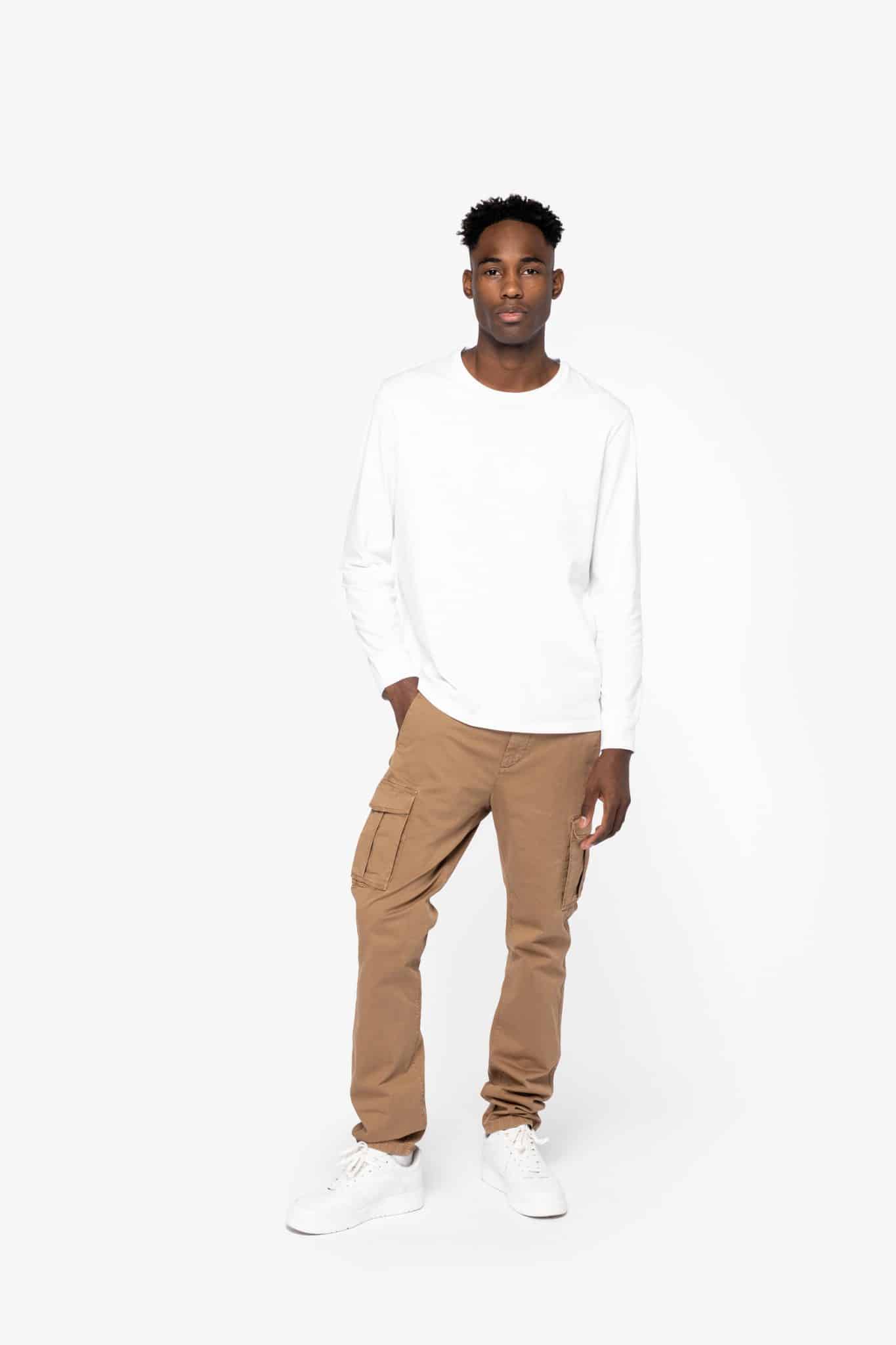 Miniature 2 pour Pantalon cargo écoresponsable délavé homme