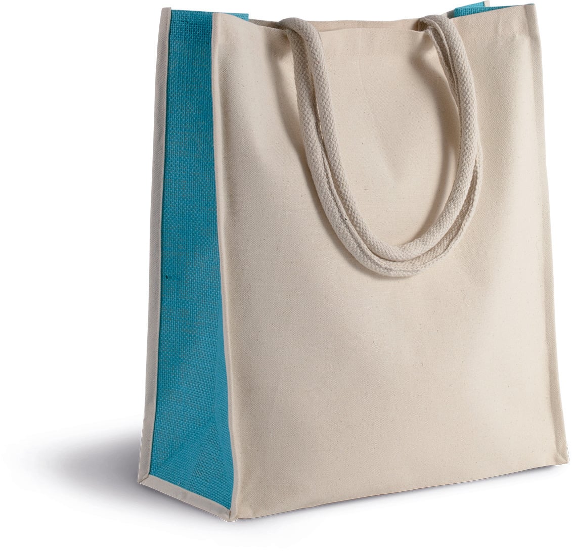Visuel Sac cabas en coton / jute - 23 L