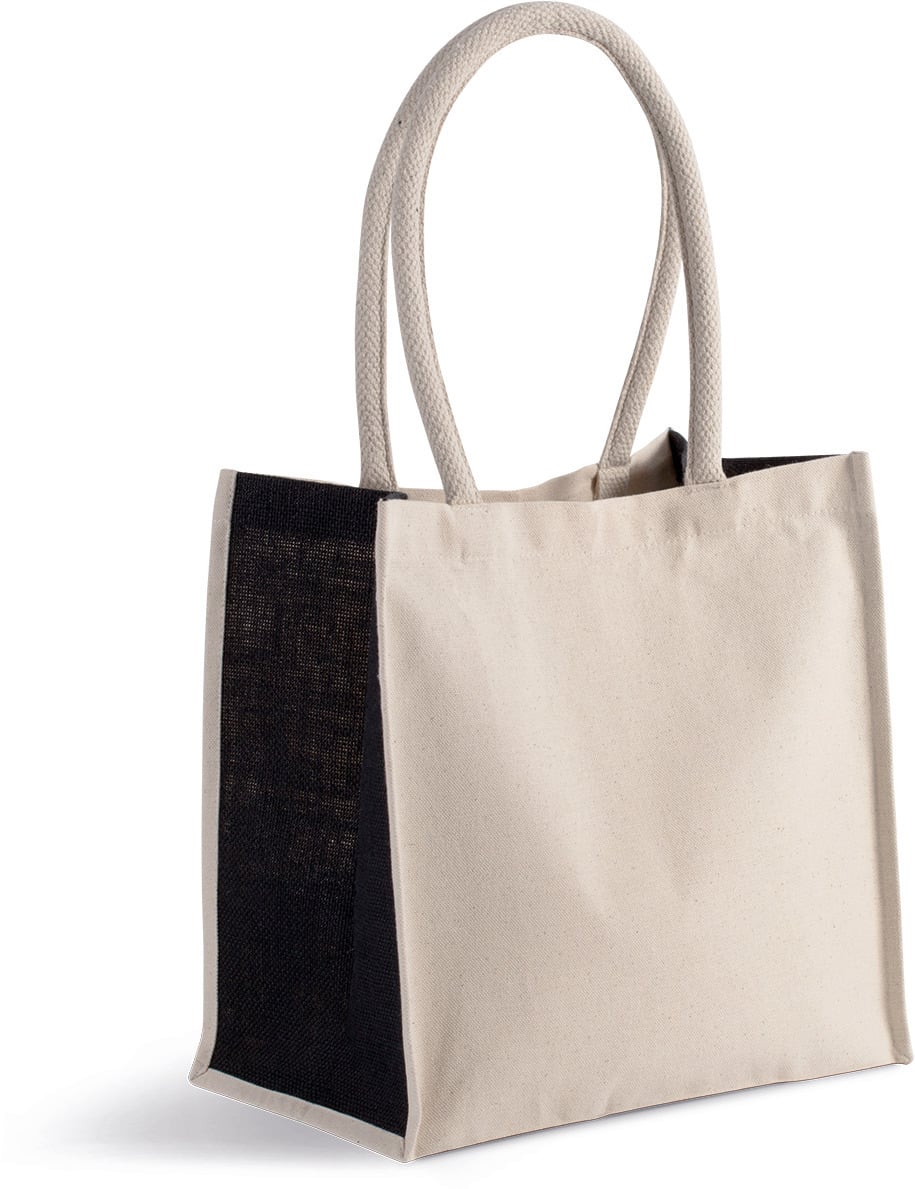 Visuel Sac cabas en coton / jute - 17 L