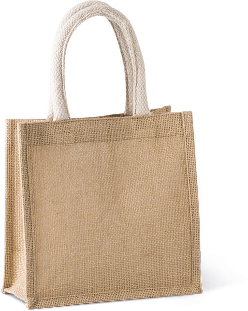 Visuel Sac style cabas en toile de jute - petit modèle