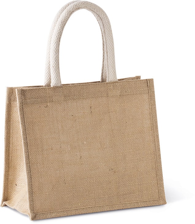 Visuel Sac style cabas en toile de jute - modèle moyen