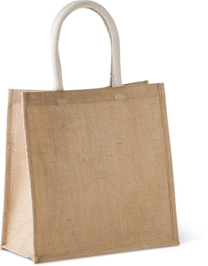 Visuel Sac style cabas en toile de jute - grand modèle