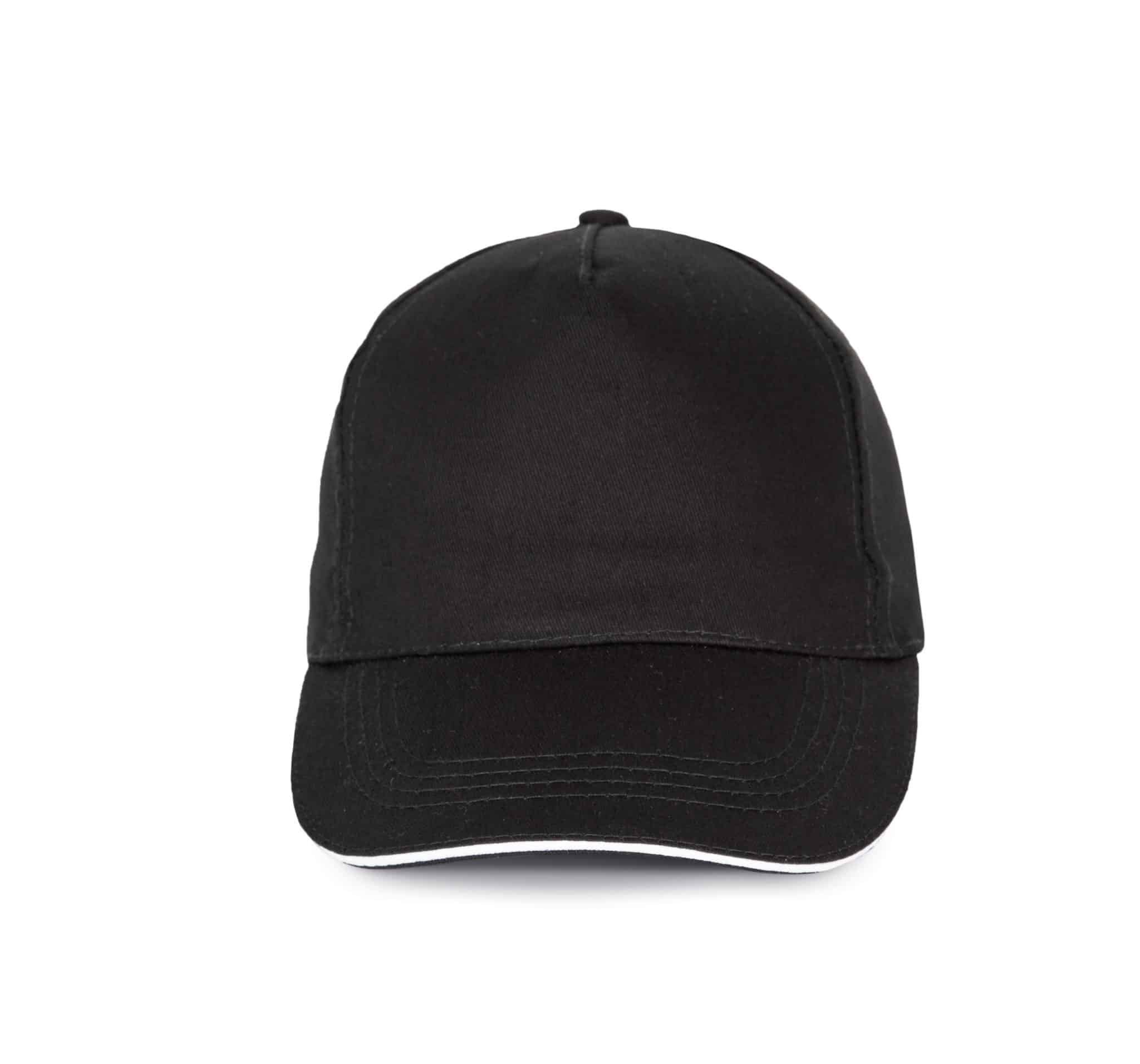 Miniature 6 pour Casquette sandwich contrasté - 5 panneaux