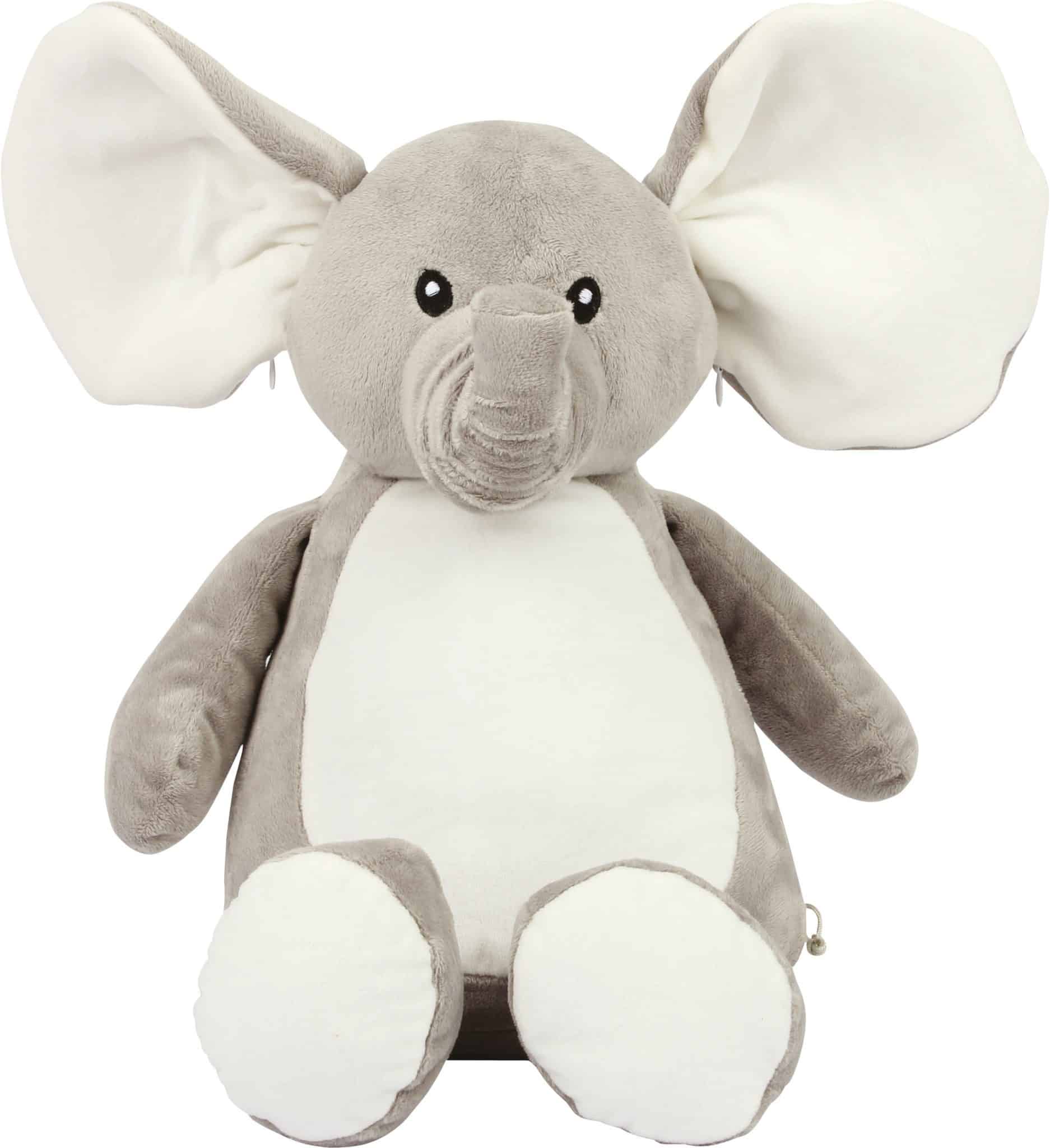 Visuel Peluche zippée Éléphant