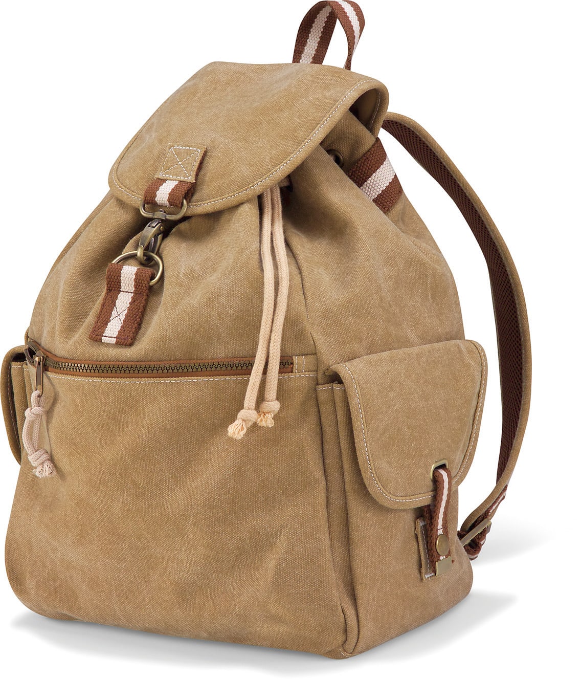Visuel Sac à dos vintage en toile