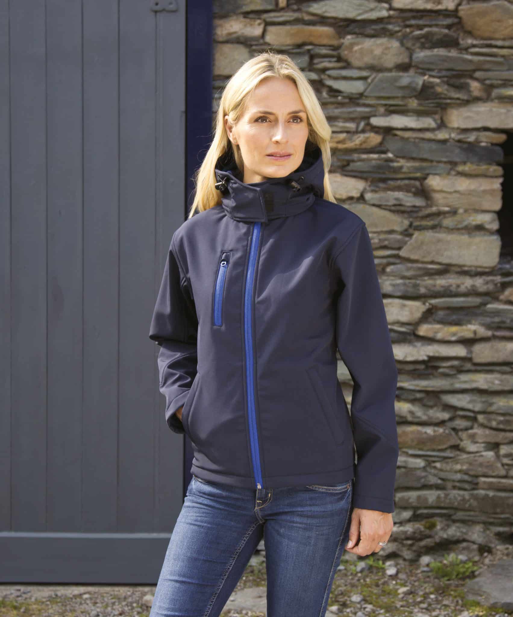 Visuel Veste Softshell Capuche Femme TX Performance