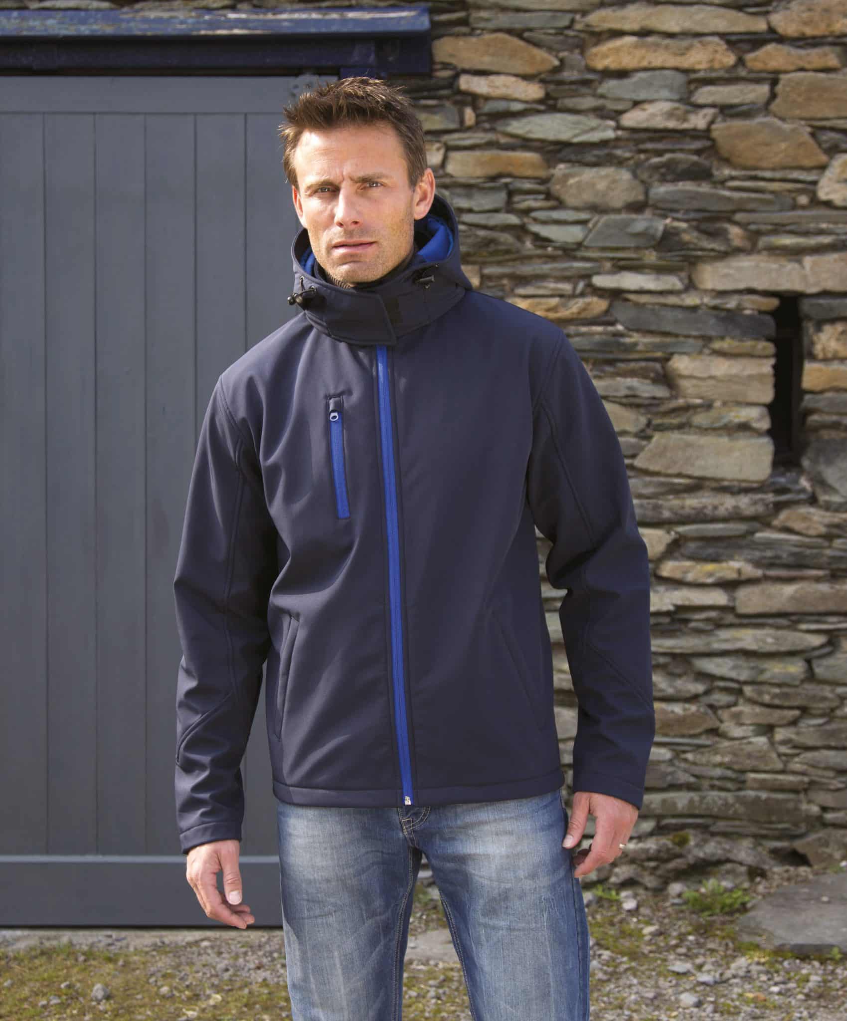 Visuel Veste Softshell Capuche Homme TX Performance