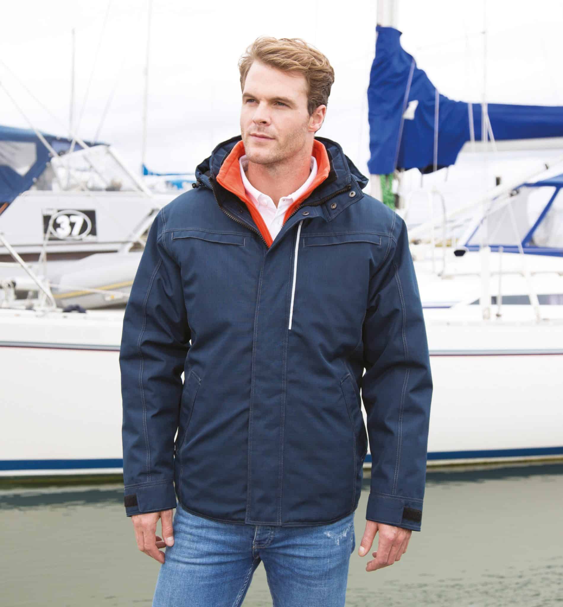 Visuel Parka robuste "effet denim"