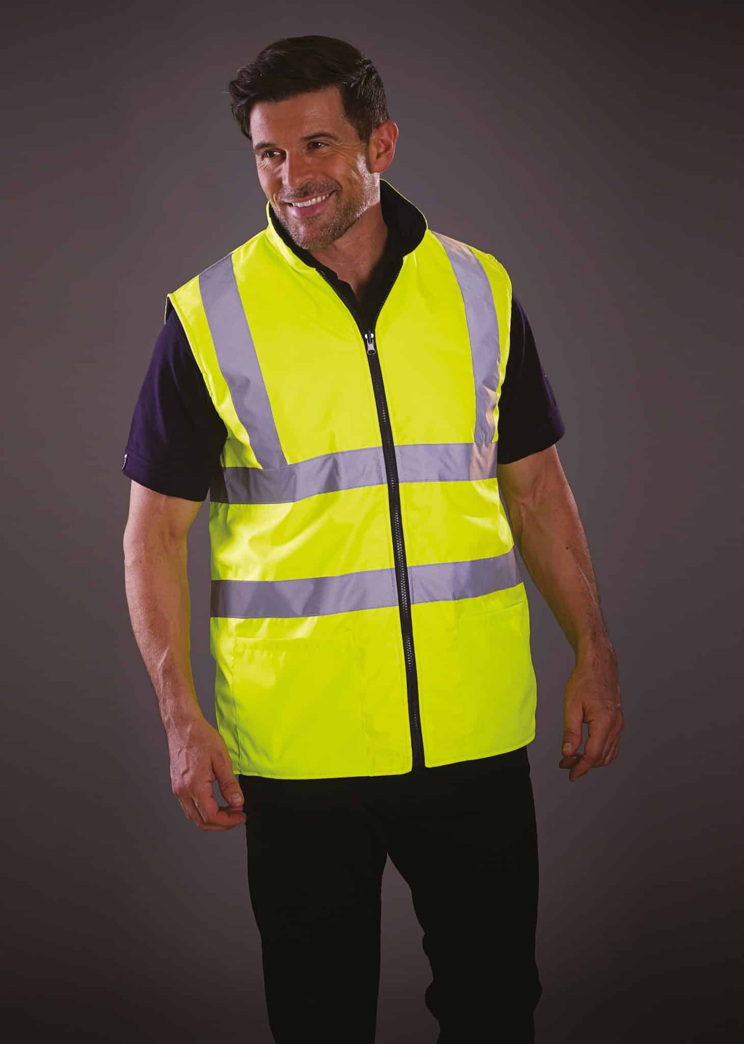 Visuel Bodywarmer réversible haute visibilité