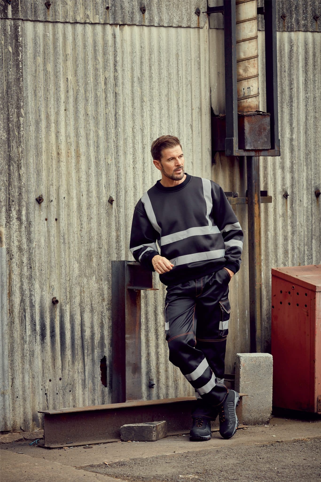 Visuel Sweat-shirt haute visibilité col rond