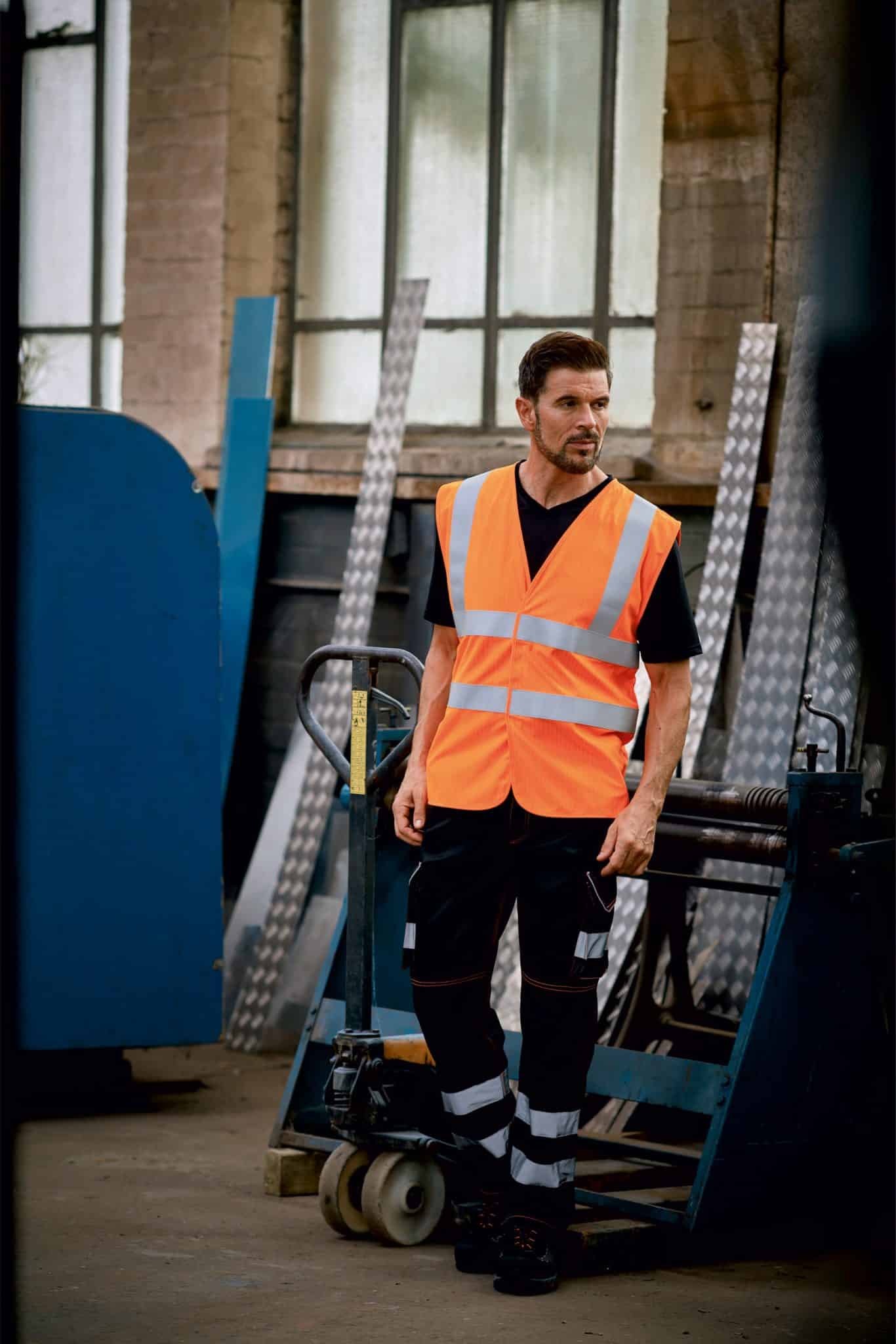 Visuel Gilet haute visibilité, LSF (chaleur et flamme) & antistatique
