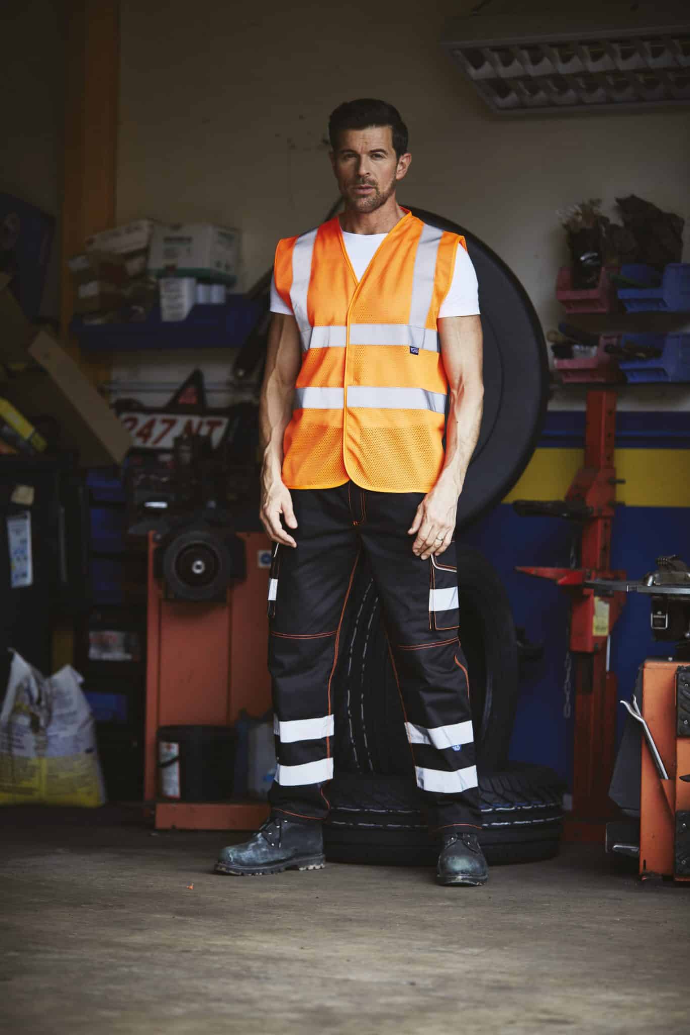 Miniature 3 pour Gilet haute visibilité à maille ajourée