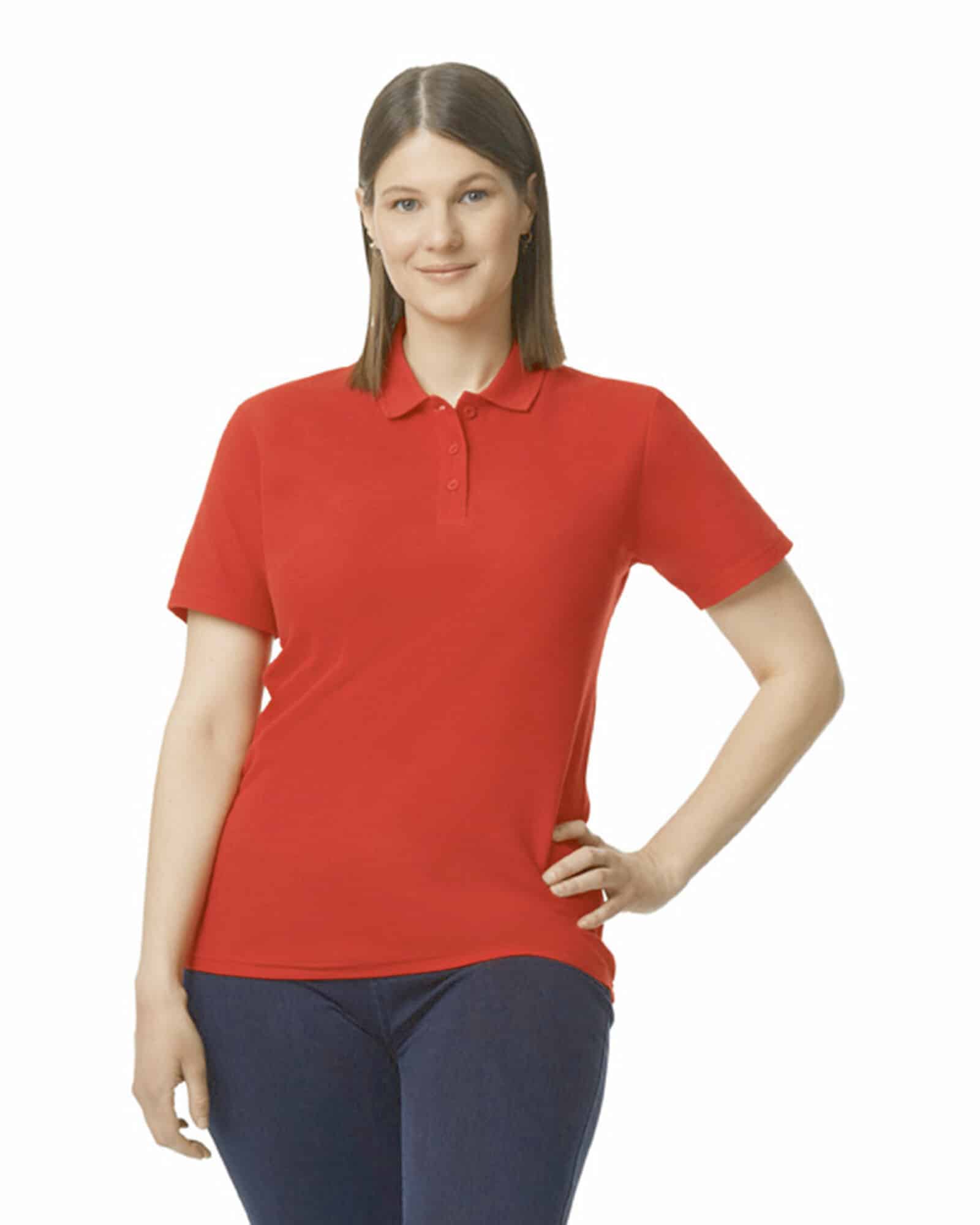 Visuel Polo Femme Softstyle Double Piqué