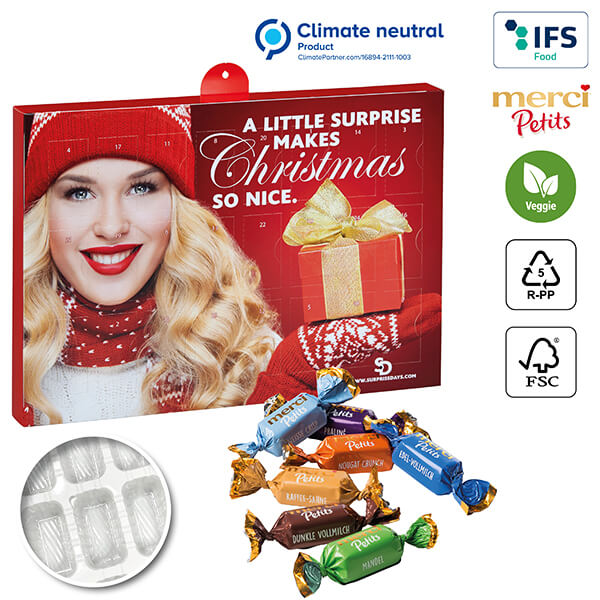 Visuel Calendrier de l'avent Premium cadeau BUSINESS avec merci Petits