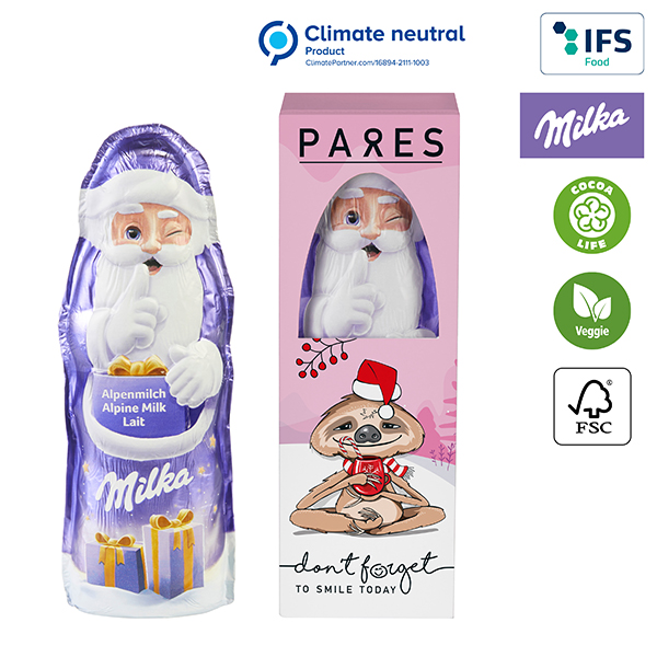 Visuel Père Noël de Milka