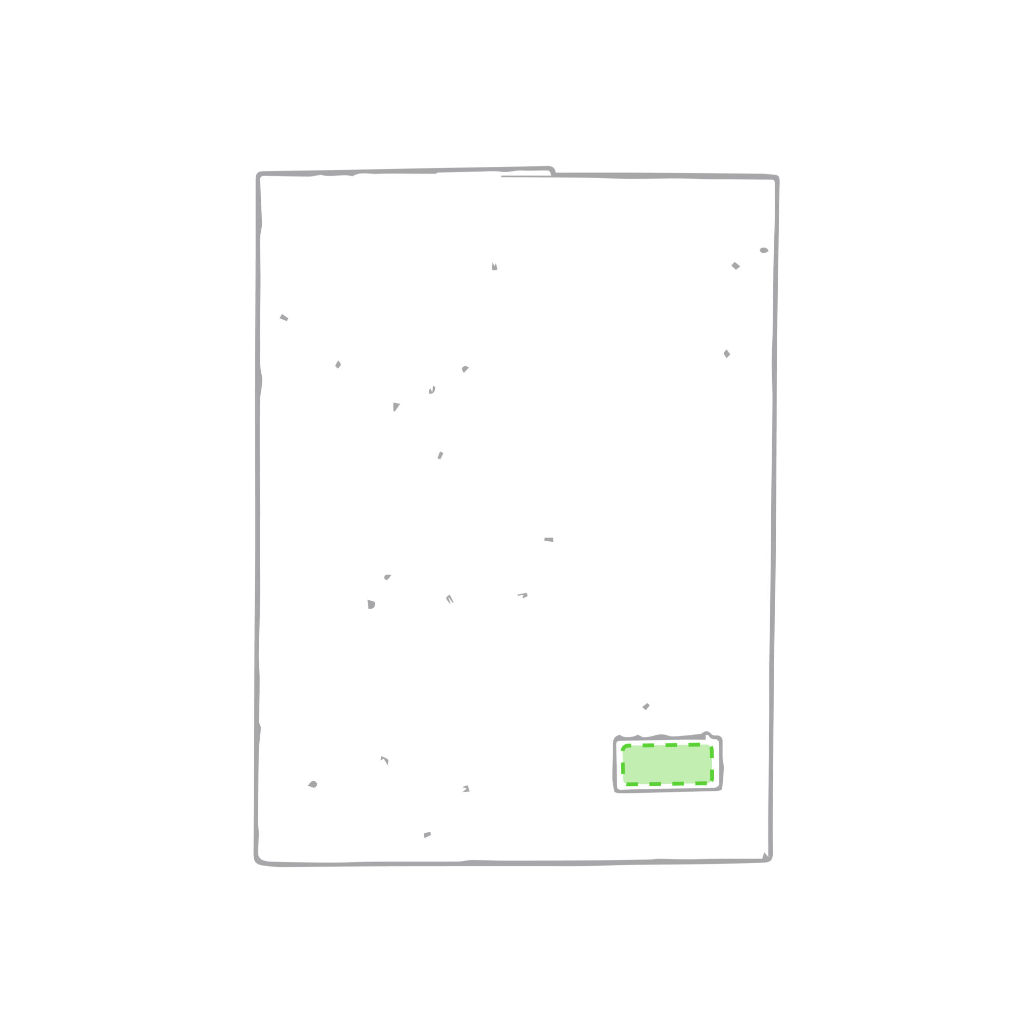 rectangle en simili-cuir