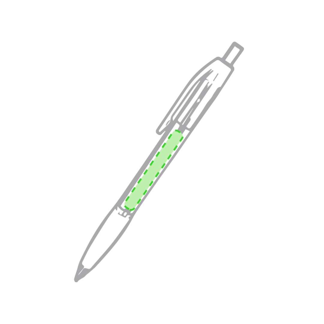Dans le corps du stylo