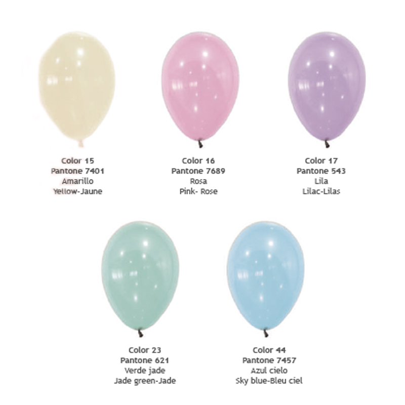 Miniature 2 pour Ballons de baudruche arc-en-ciel 31 cm personnalisés