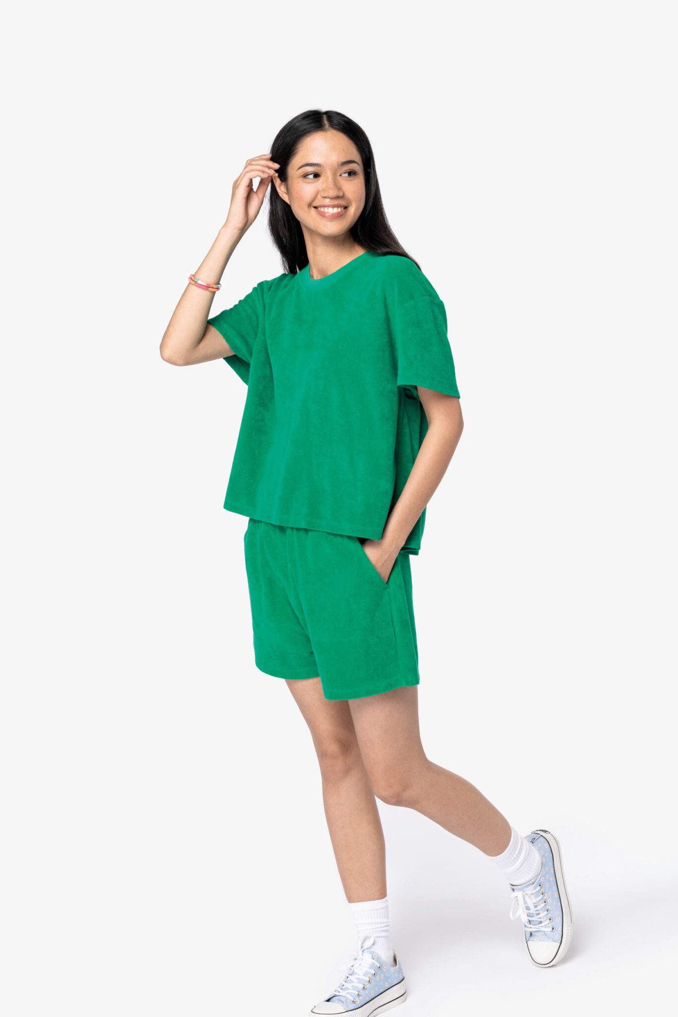 Miniature 2 pour T-shirt écoresponsable en éponge femme