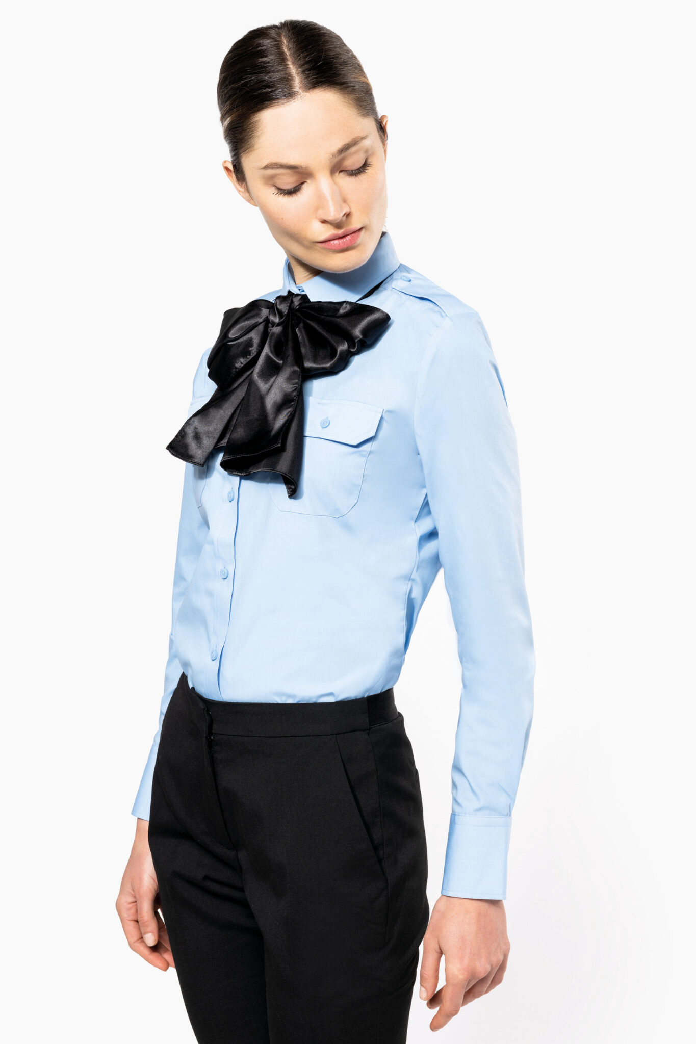 Visuel Chemise pilote manches longues femme