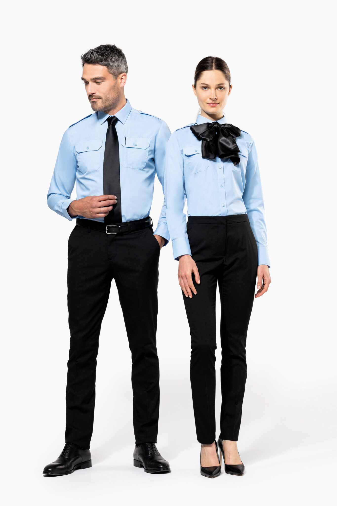 Miniature 7 pour Chemise pilote manches longues homme
