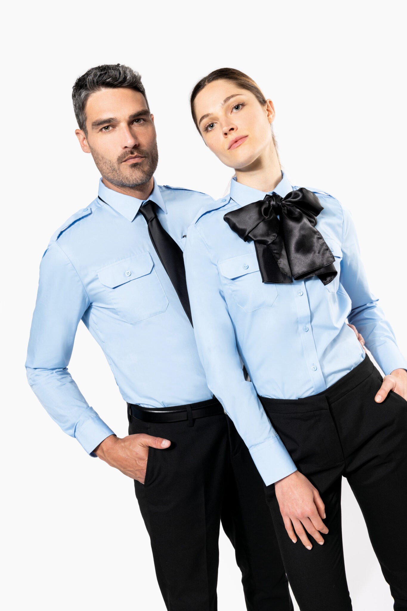 Miniature 6 pour Chemise pilote manches longues homme