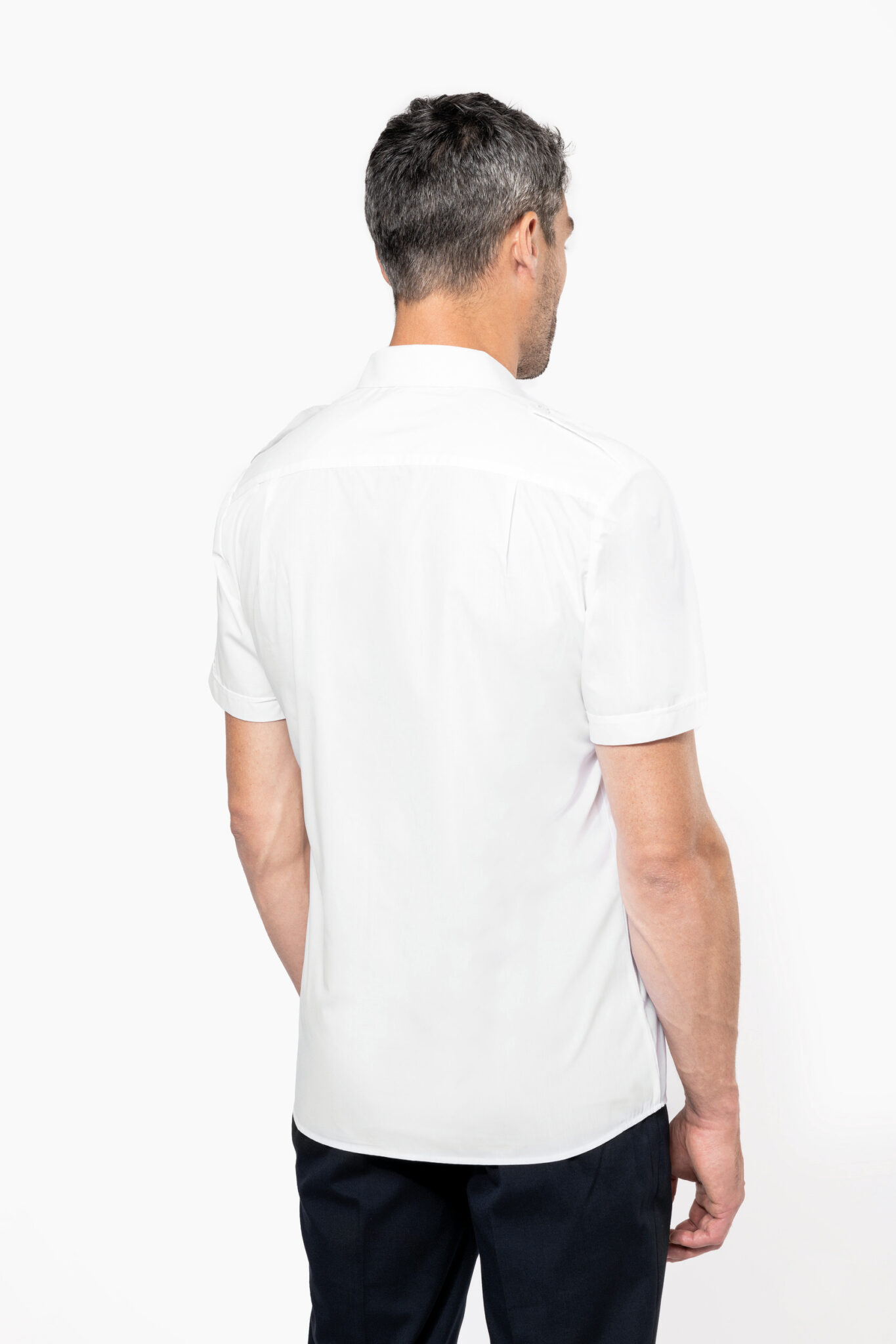 Miniature 2 pour Chemise pilote manches courtes homme