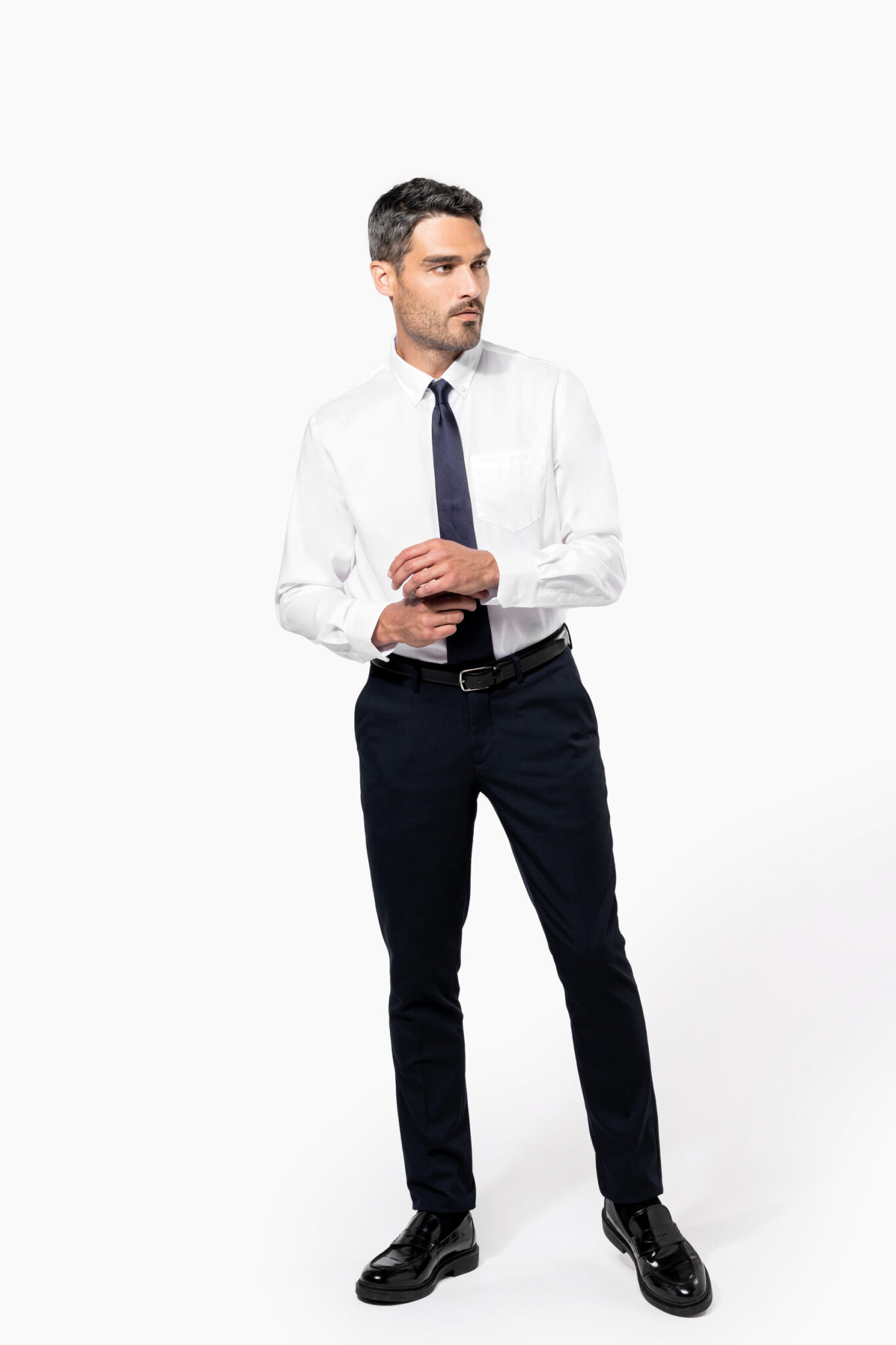 Miniature 5 pour Chemise manches longues sans repassage