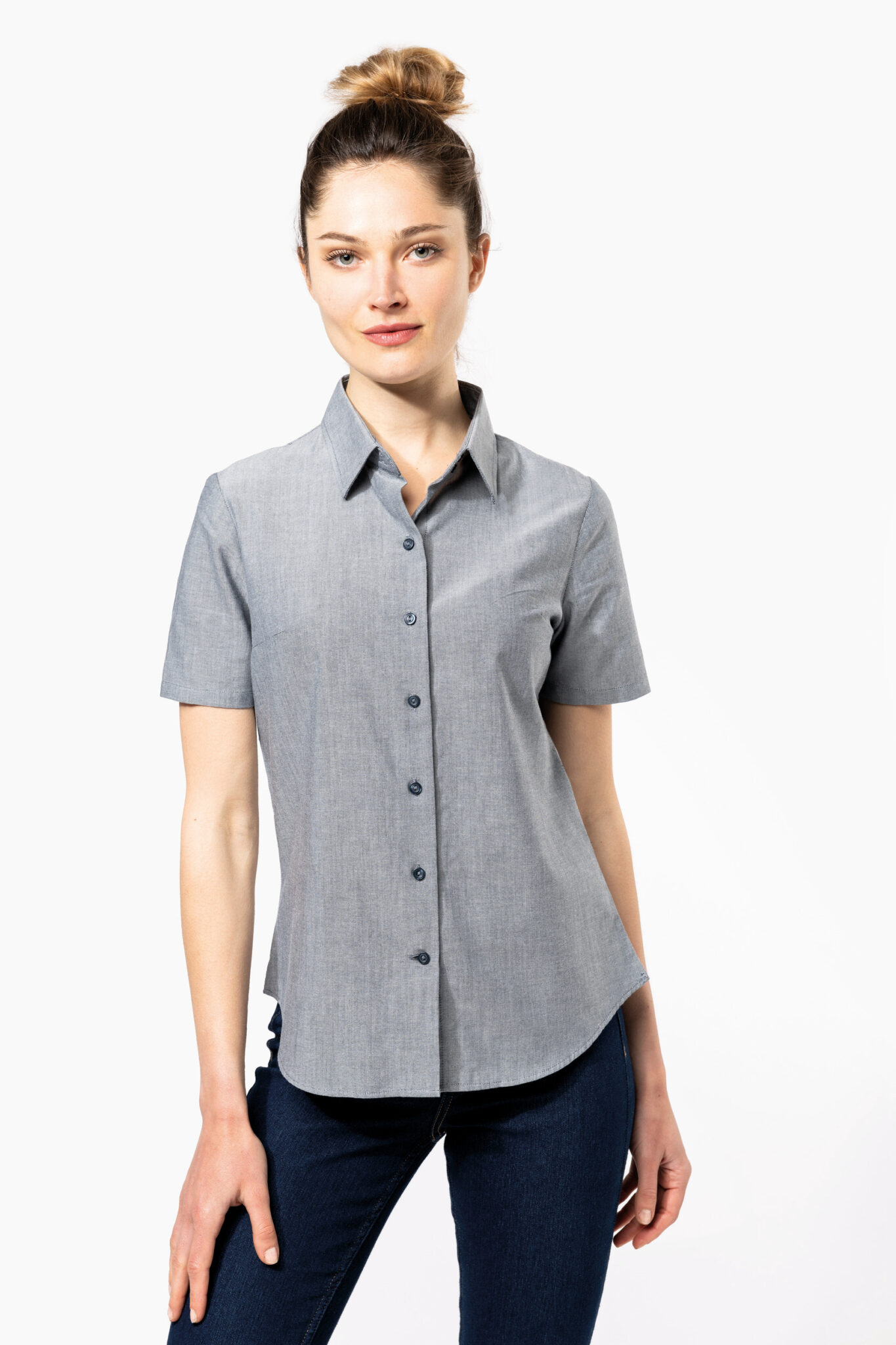 Visuel Chemise Oxford manches courtes femme