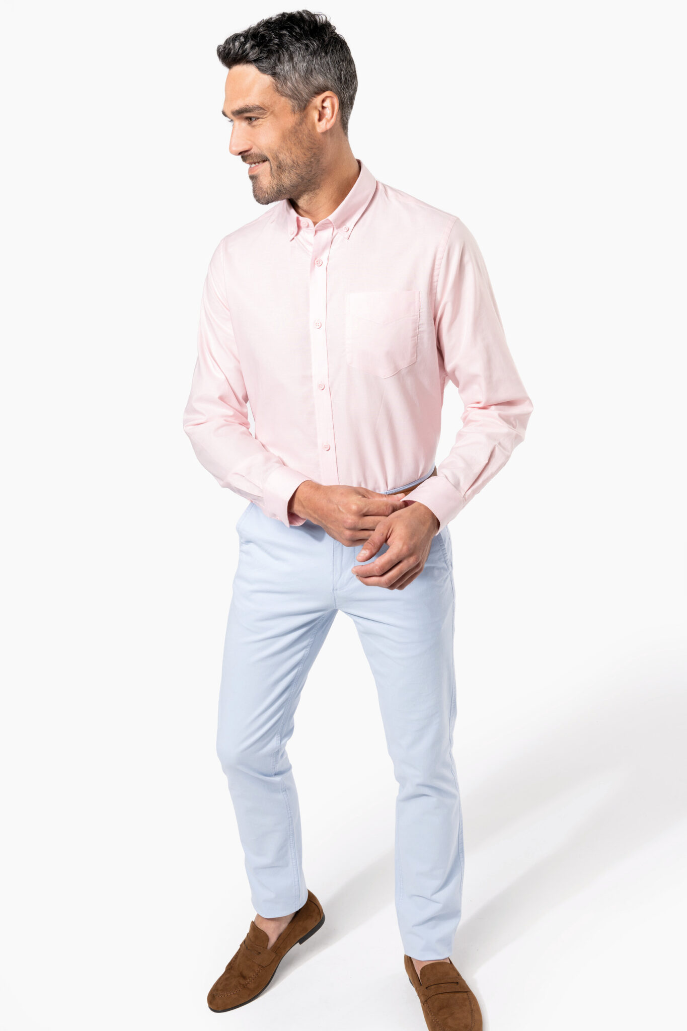 Miniature 4 pour Chemise Oxford manches longues