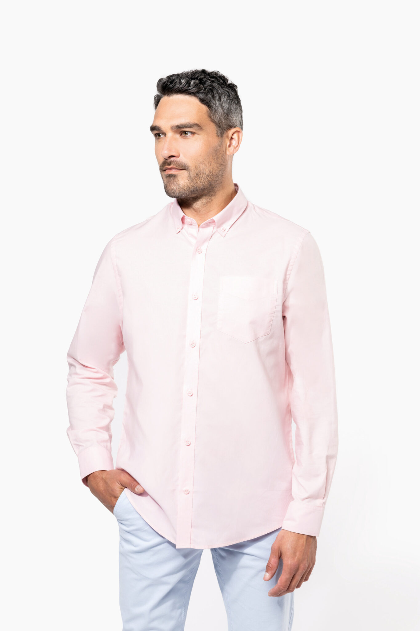 Miniature 3 pour Chemise Oxford manches longues