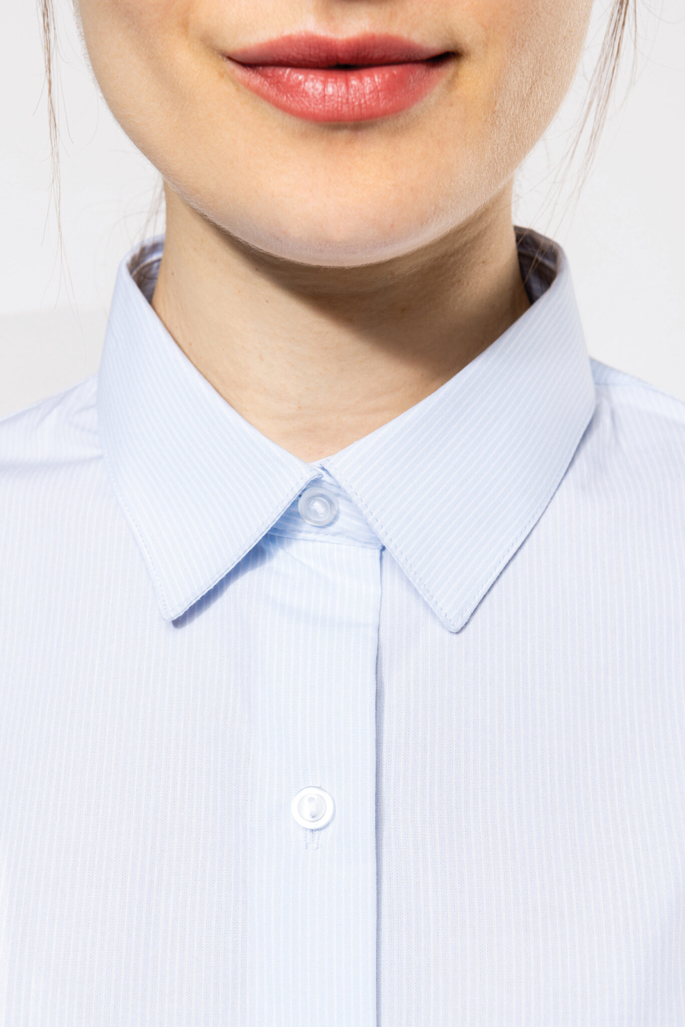 Miniature 7 pour Chemise popeline manches longues femme