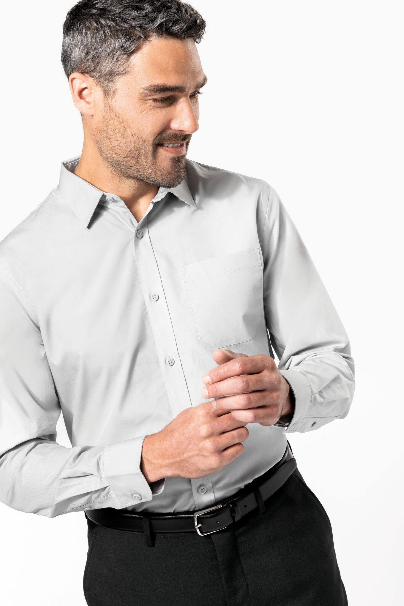 Visuel Chemise popeline manches longues