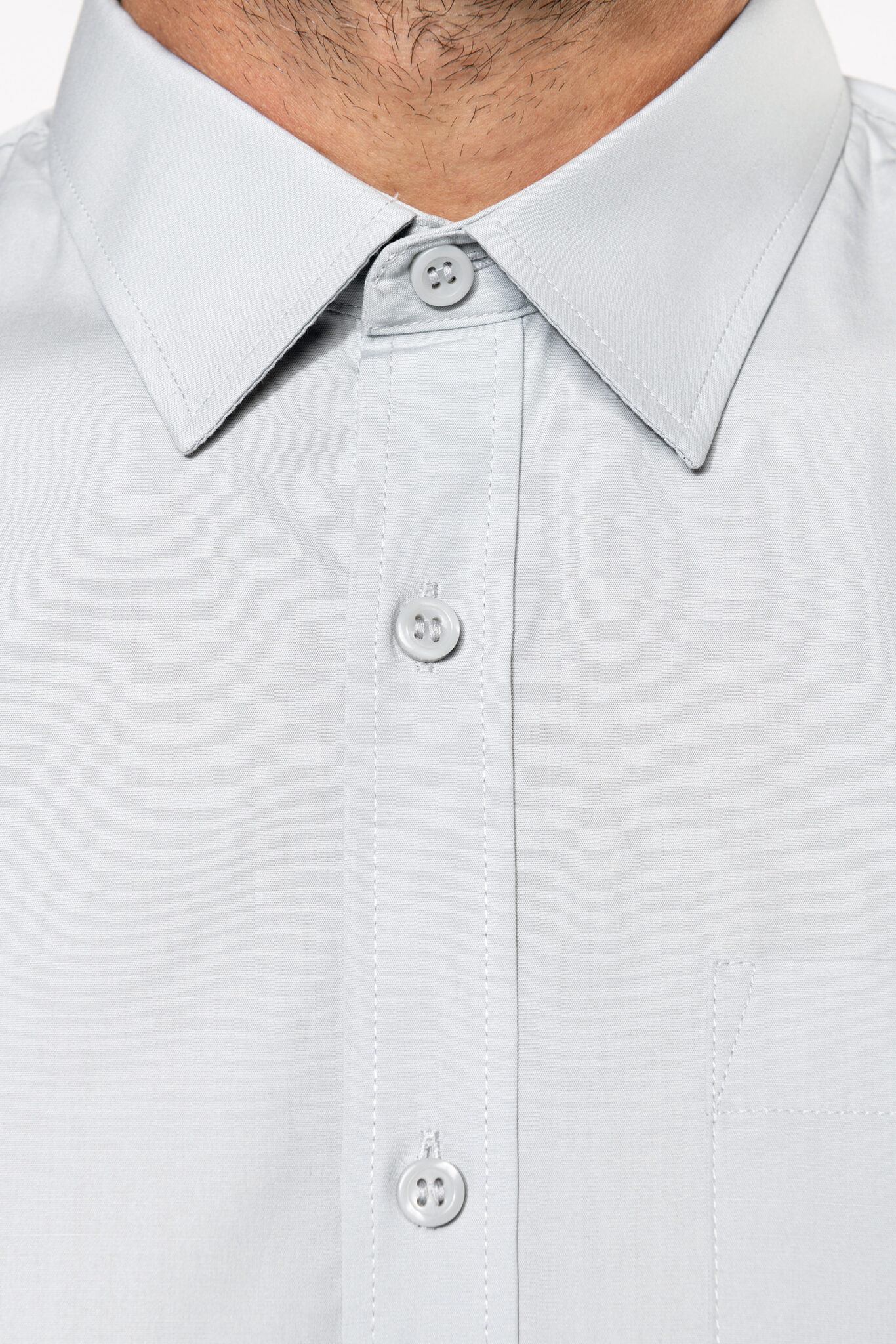 Miniature 8 pour Chemise popeline manches longues