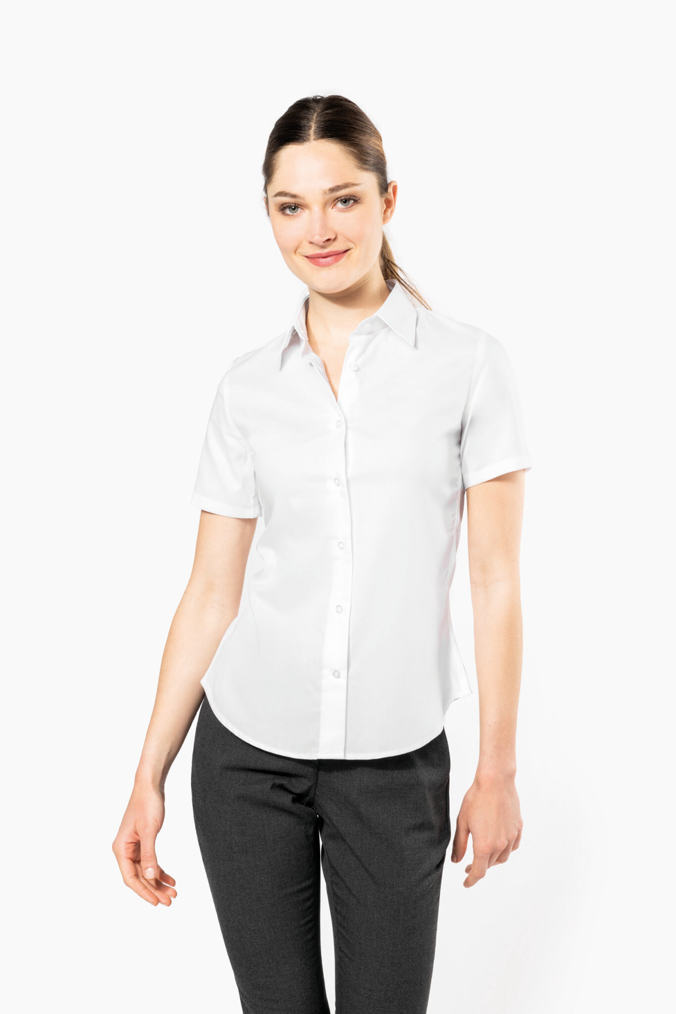 Visuel Chemise manches courtes sans repassage femme