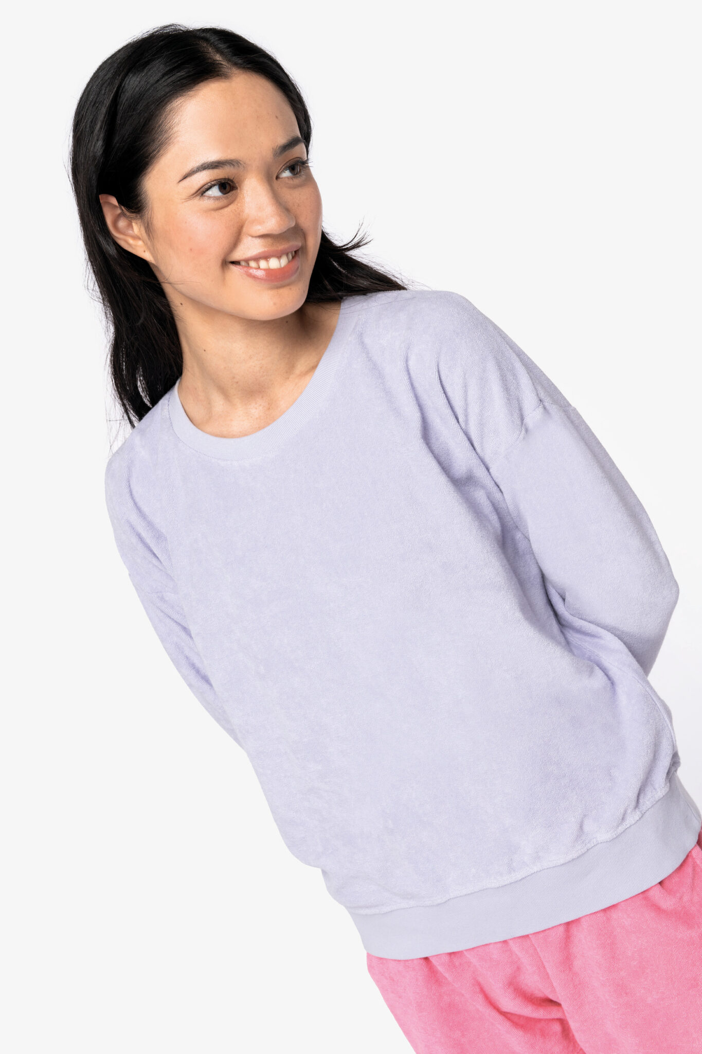 Visuel Sweat-shirt écoresponsable en éponge femme