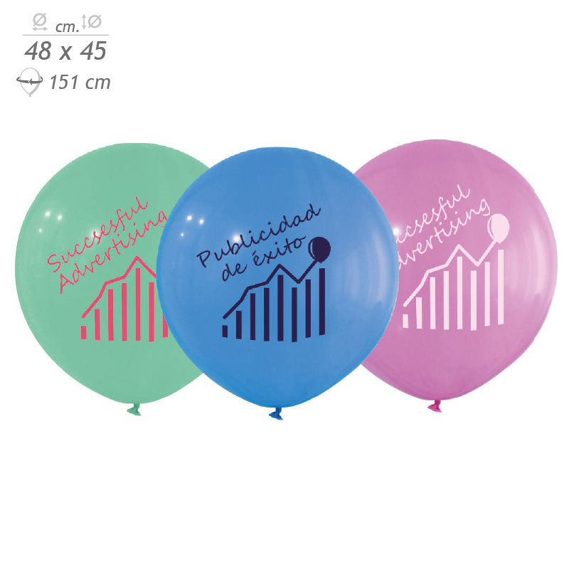 Visuel Ballons de baudruche pastel 48 cm personnalisés