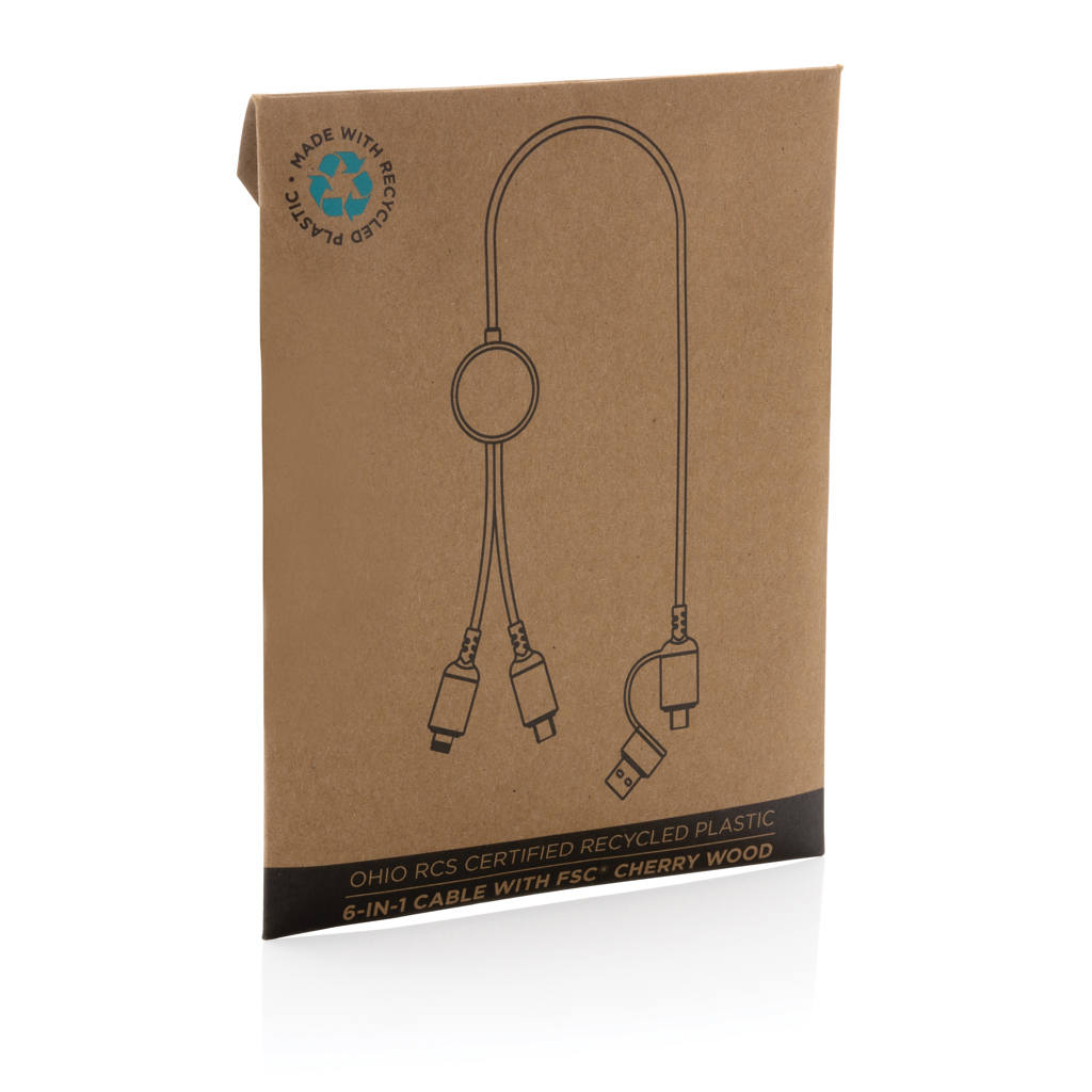 Miniature 12 pour Câble 120 cm 6-en-1 en plastique recyclé RCS Ohio